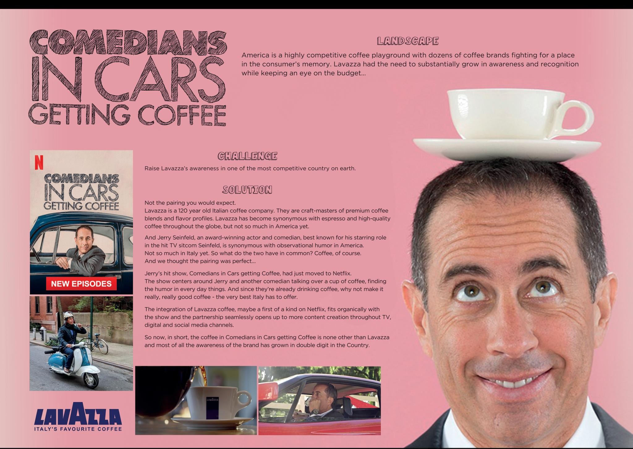 Lavazza & Comedians in cars getting coffee
