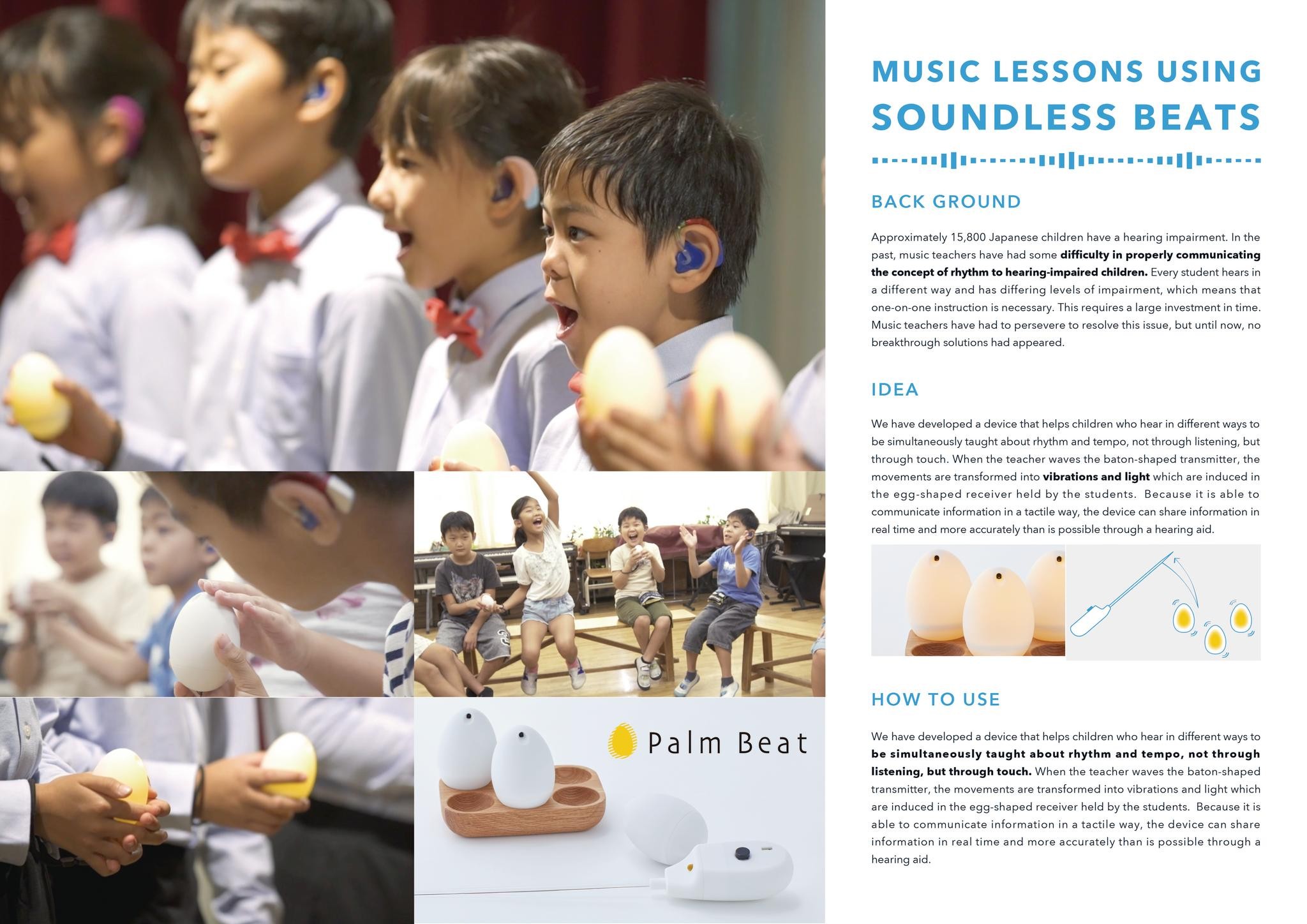MUSIC LESSONS USING SOUNDLESS BEATS