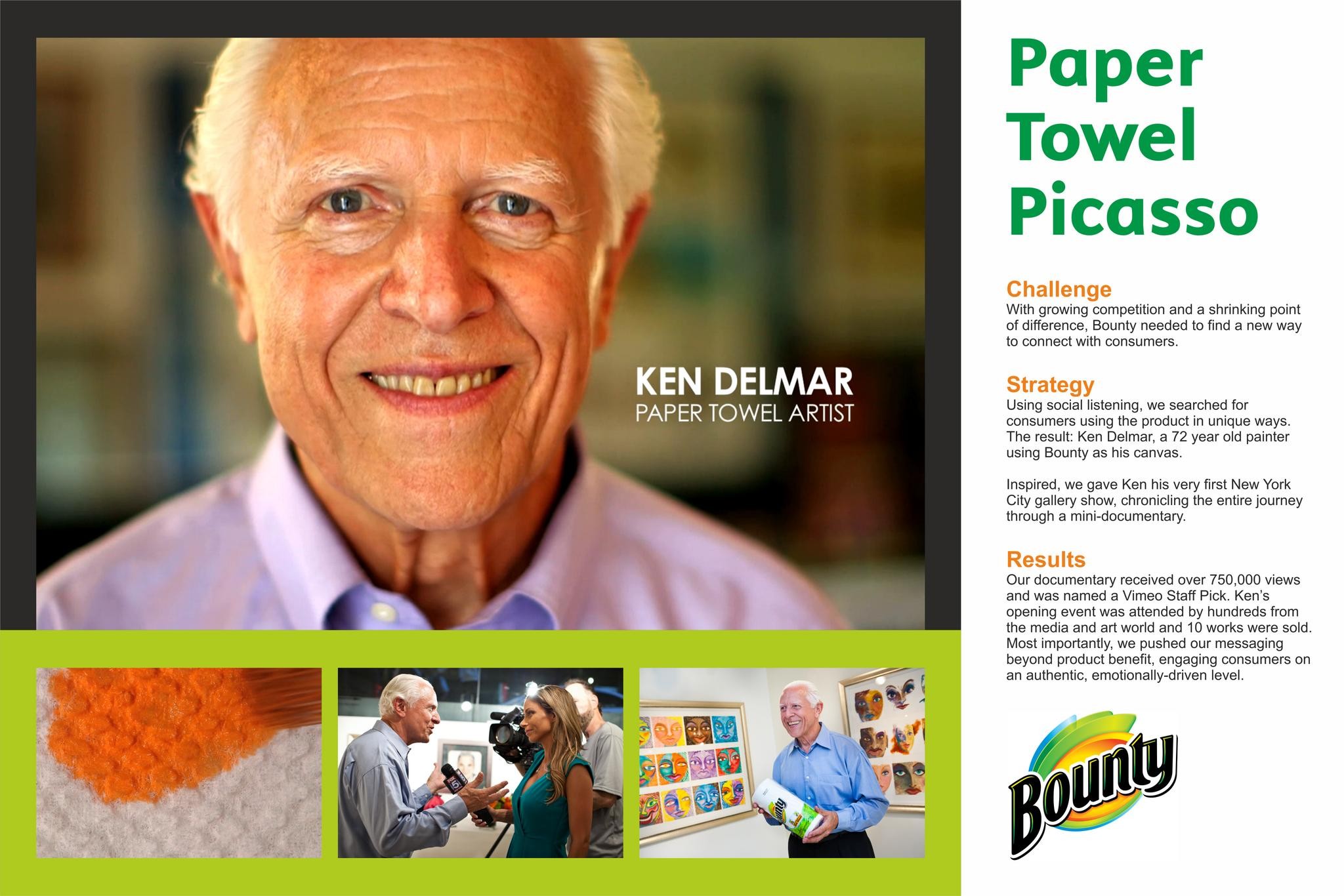 KEN DELMAR - PAPER TOWEL PICASSO