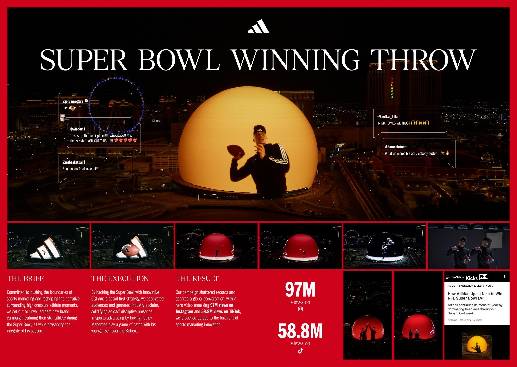 adidas: The Super Bowl Winning Throw