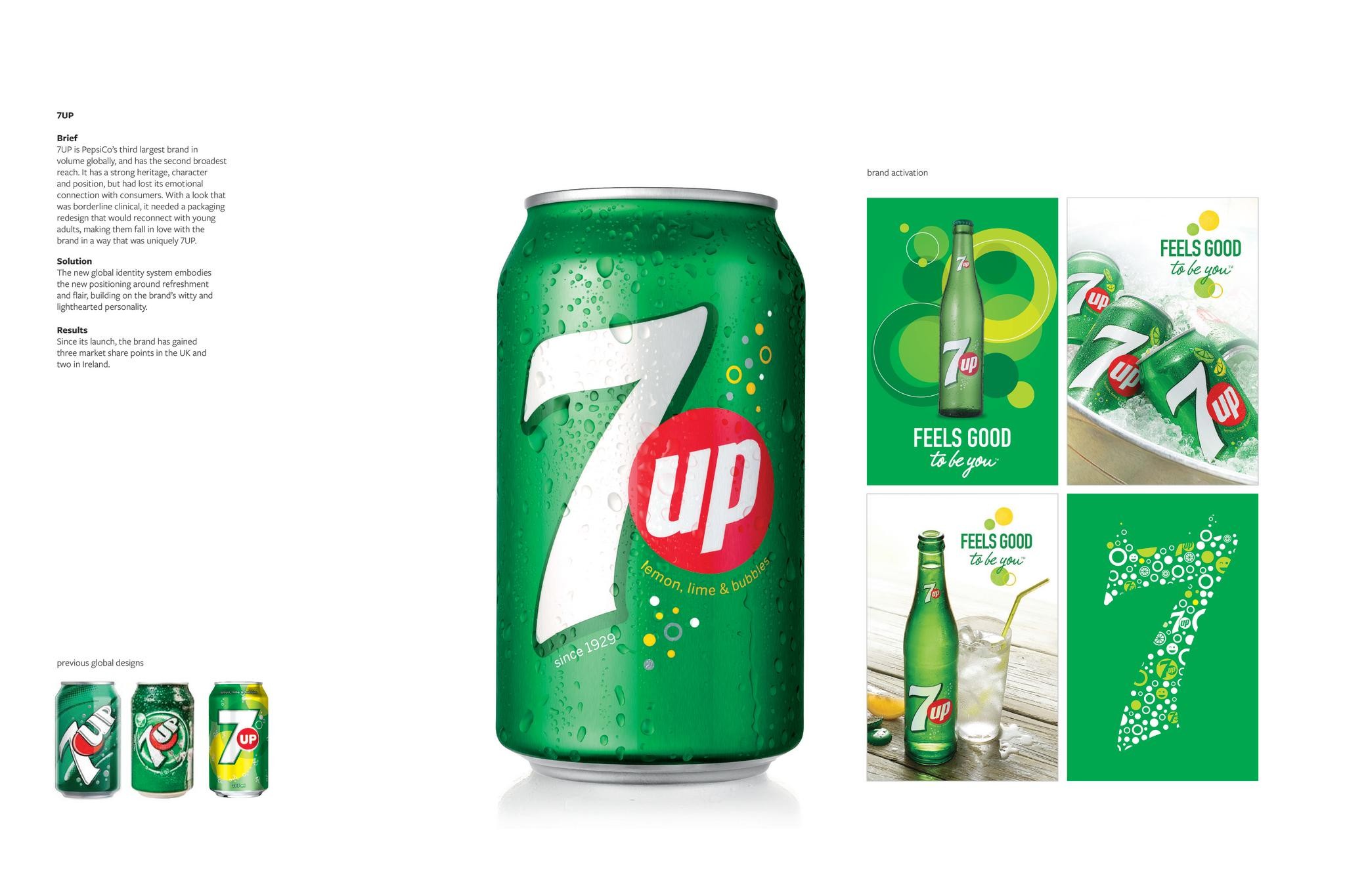 7UP GLOBAL PACKAGING DESIGN Campaign THE WORK