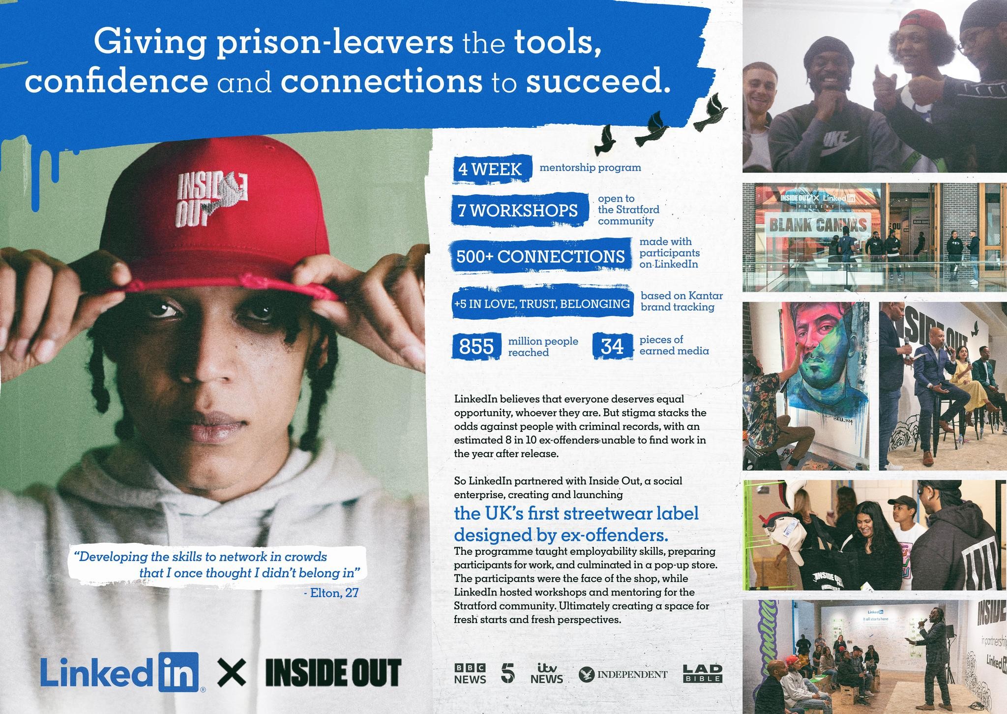 LinkedIn x Inside Out: Giving prison-leavers the tools, confidence and connectio