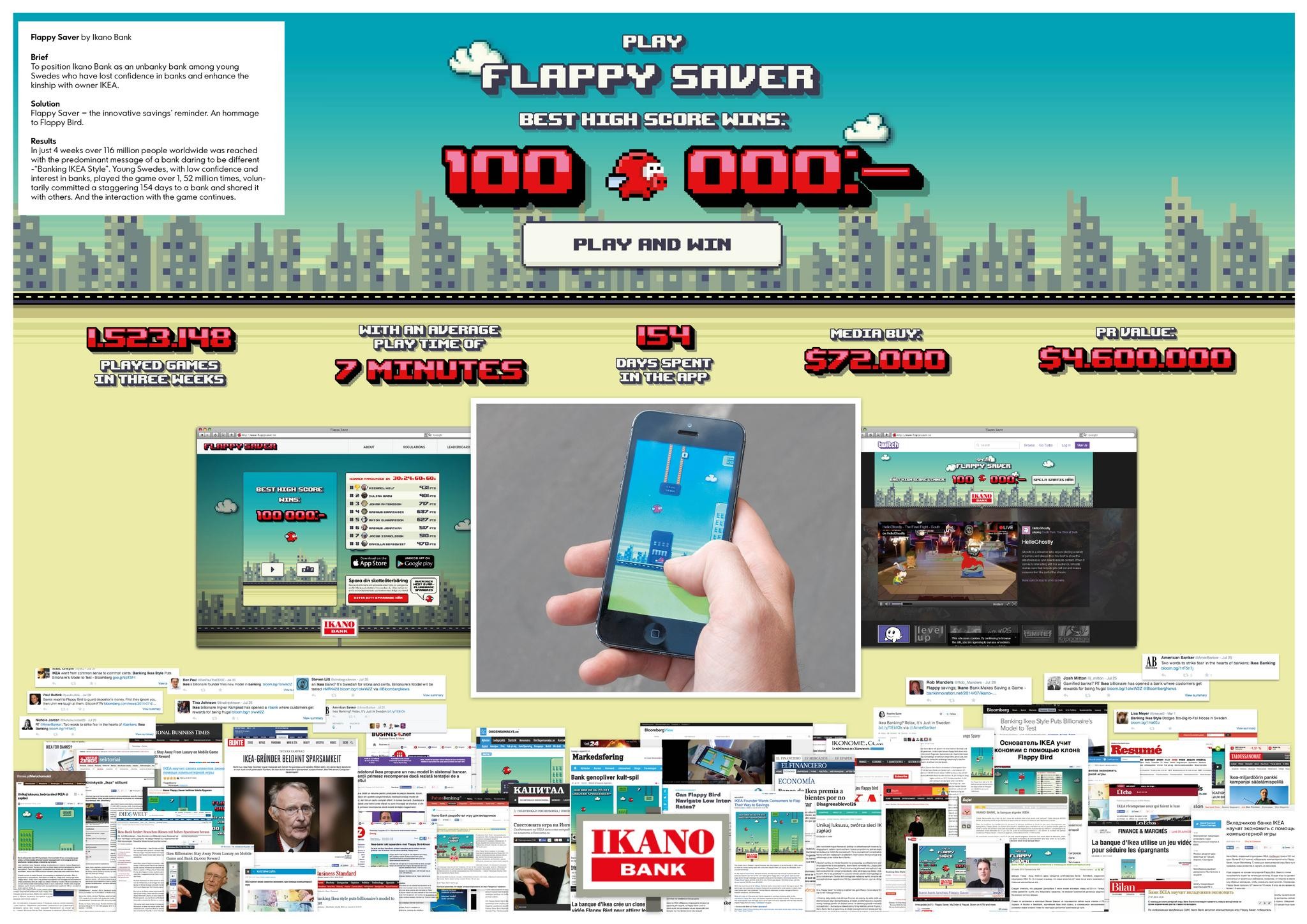 IKANO FLAPPY SAVER