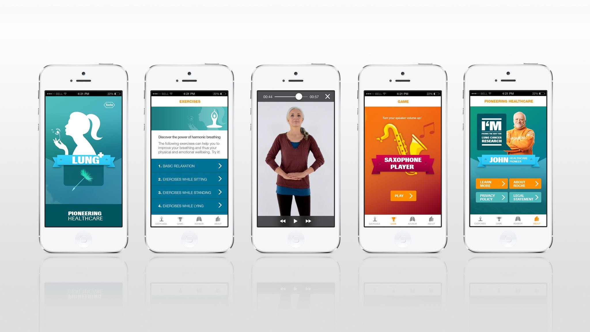 IPHONE APP LUNG+ PIONEERING HEALTHCARE