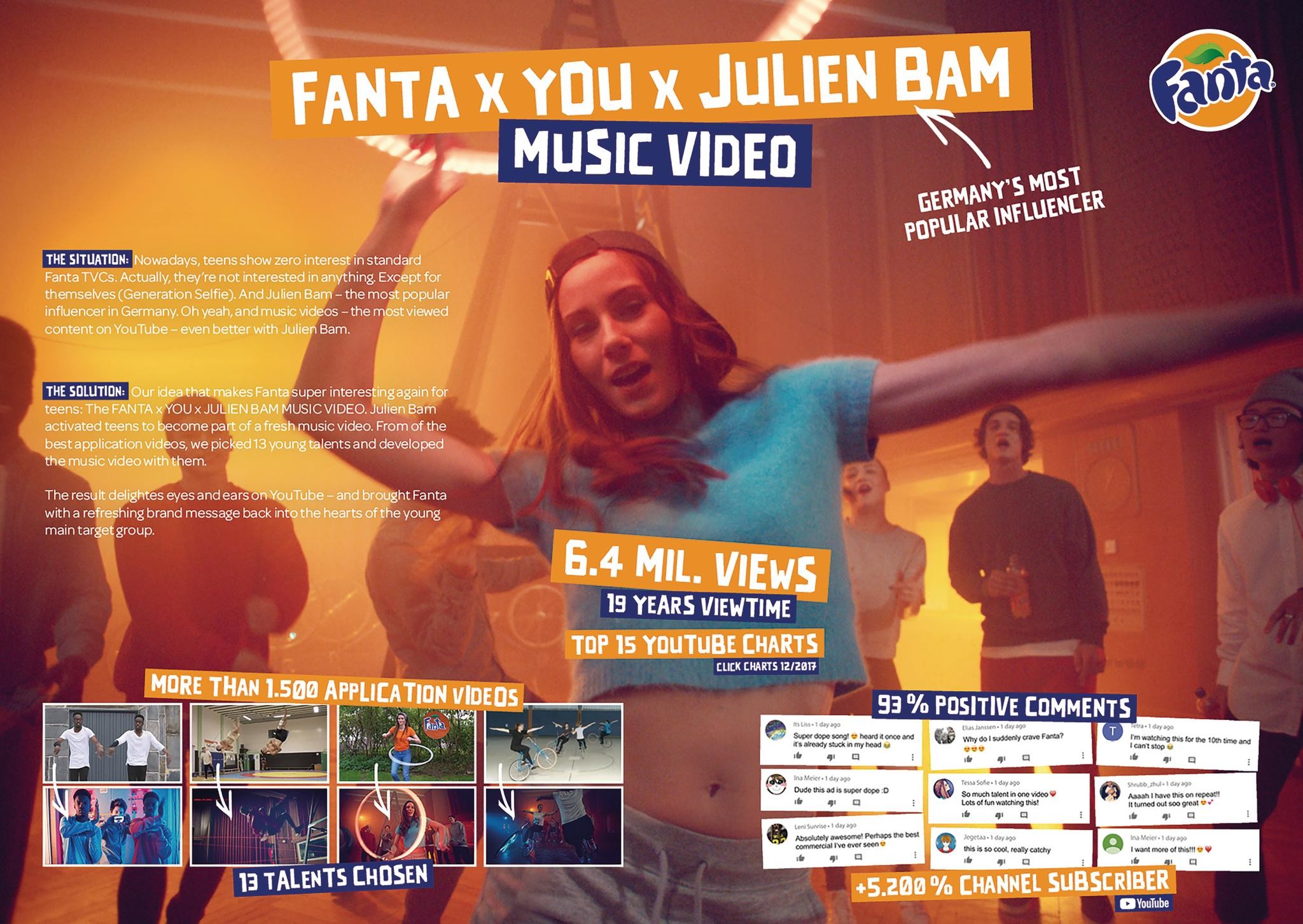 FANTA x YOU x JULIEN BAM MUSICVIDEO
