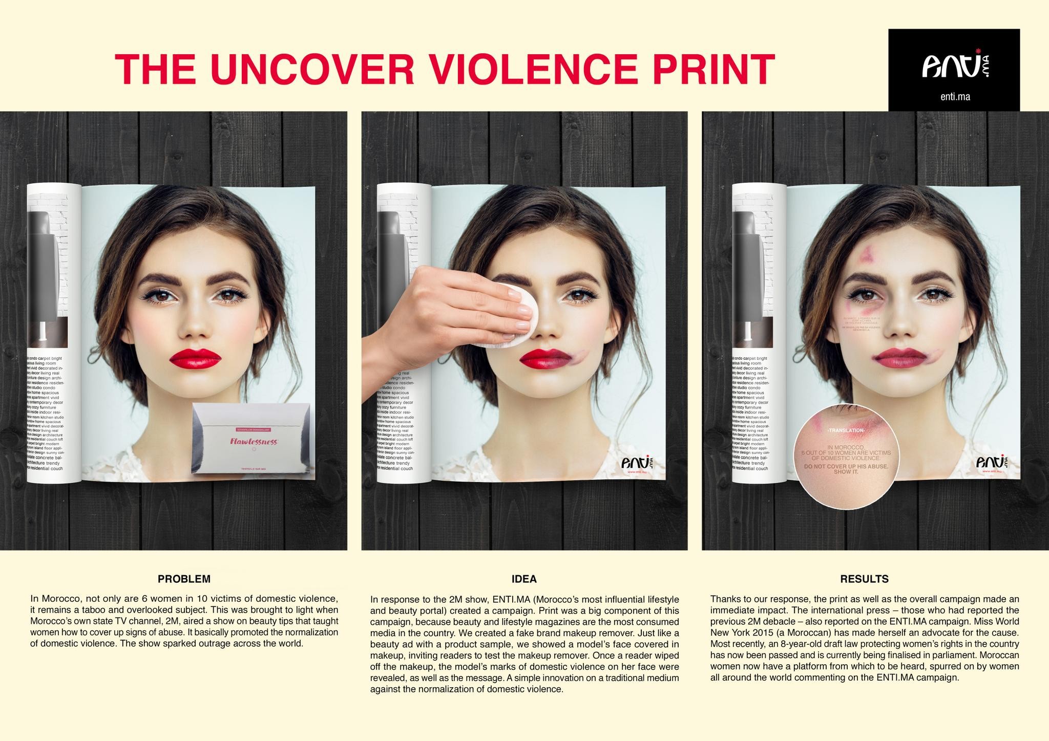 THE UNCOVER VIOLENCE PRINT 