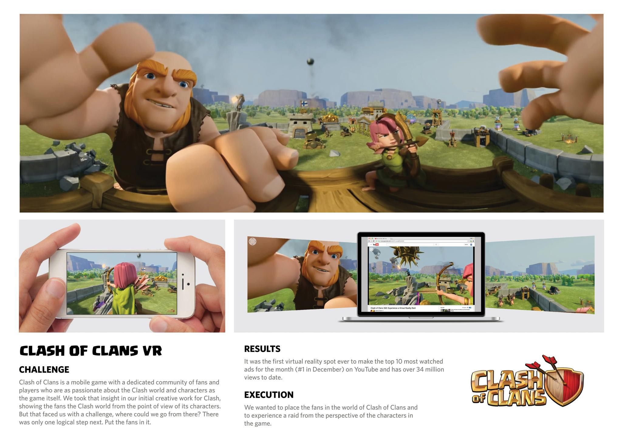 CLASH OF CLANS VIRTUAL REALITY