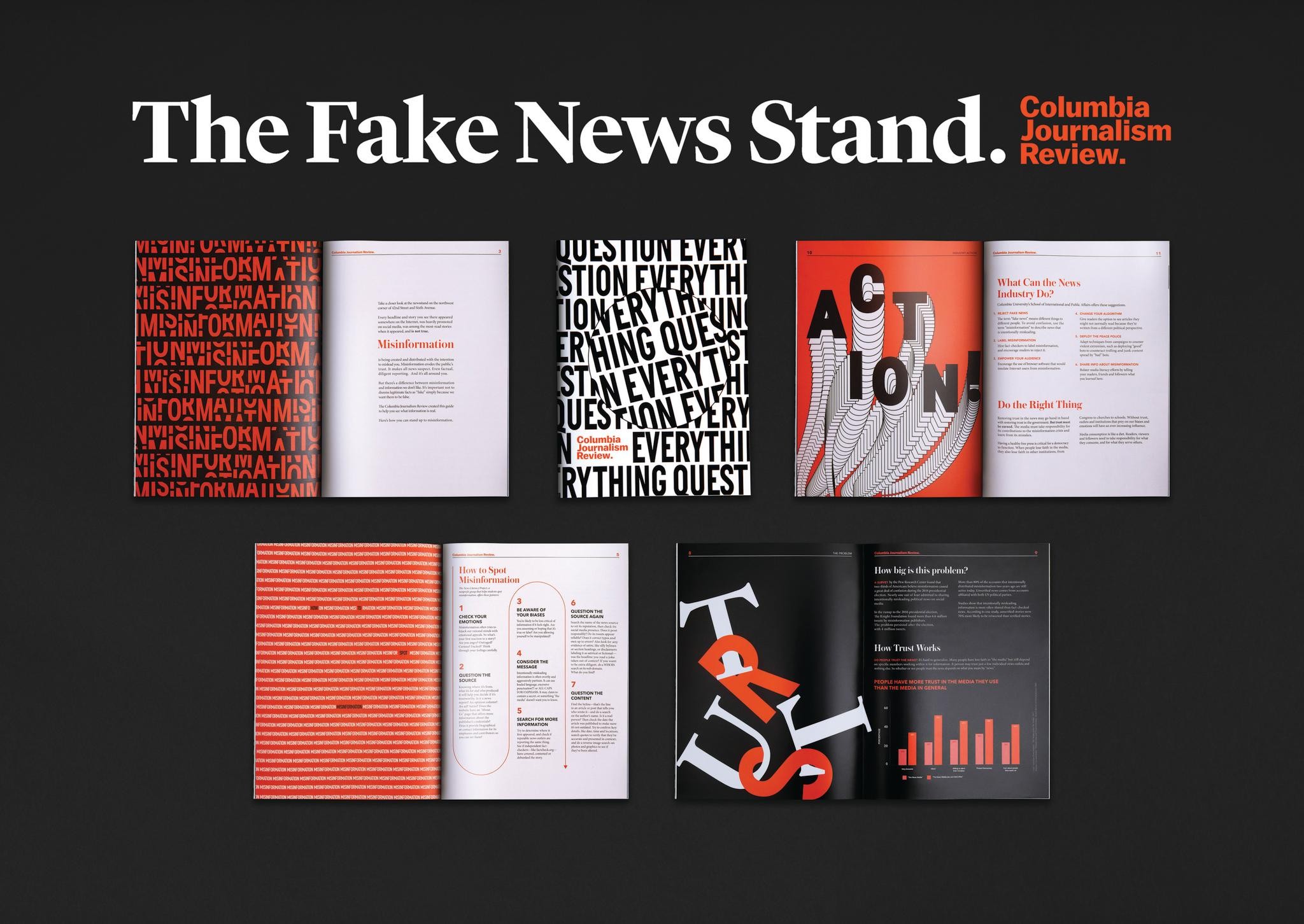 The Fake News Stand | Columbia Journalism Review | TBWA\Chiat\Day, New York | 2019