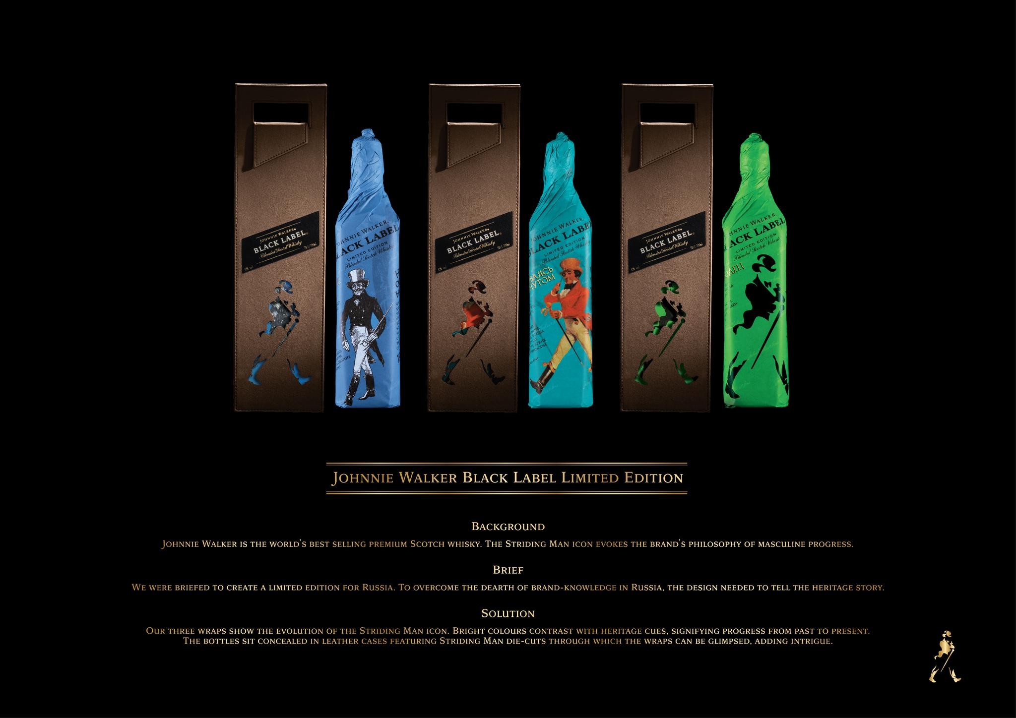 JOHNNIE WALKER BLACK LABEL LIMITED EDITION FOR RUSSIA