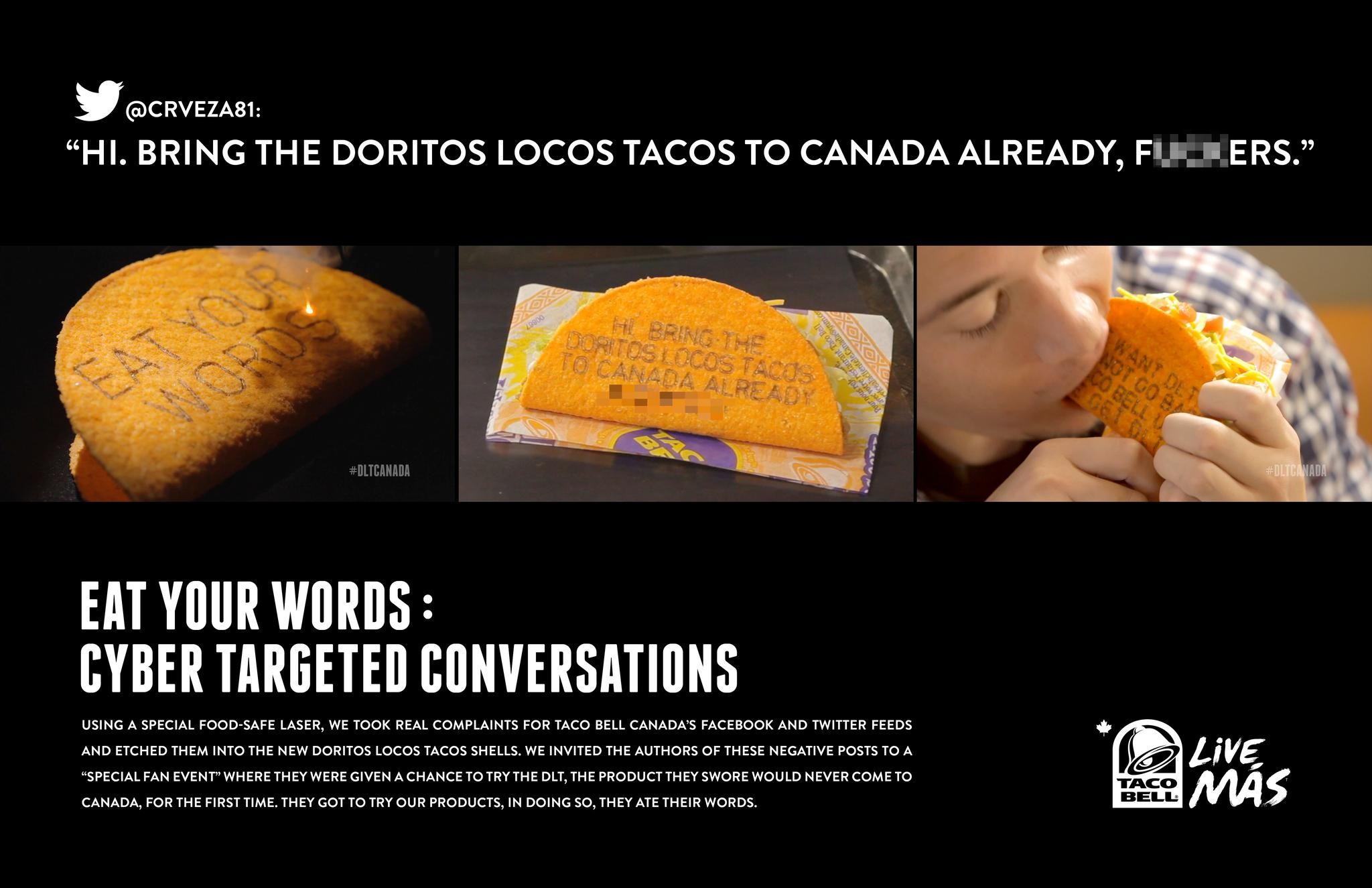 TACO BELL EAT YOUR WORDS