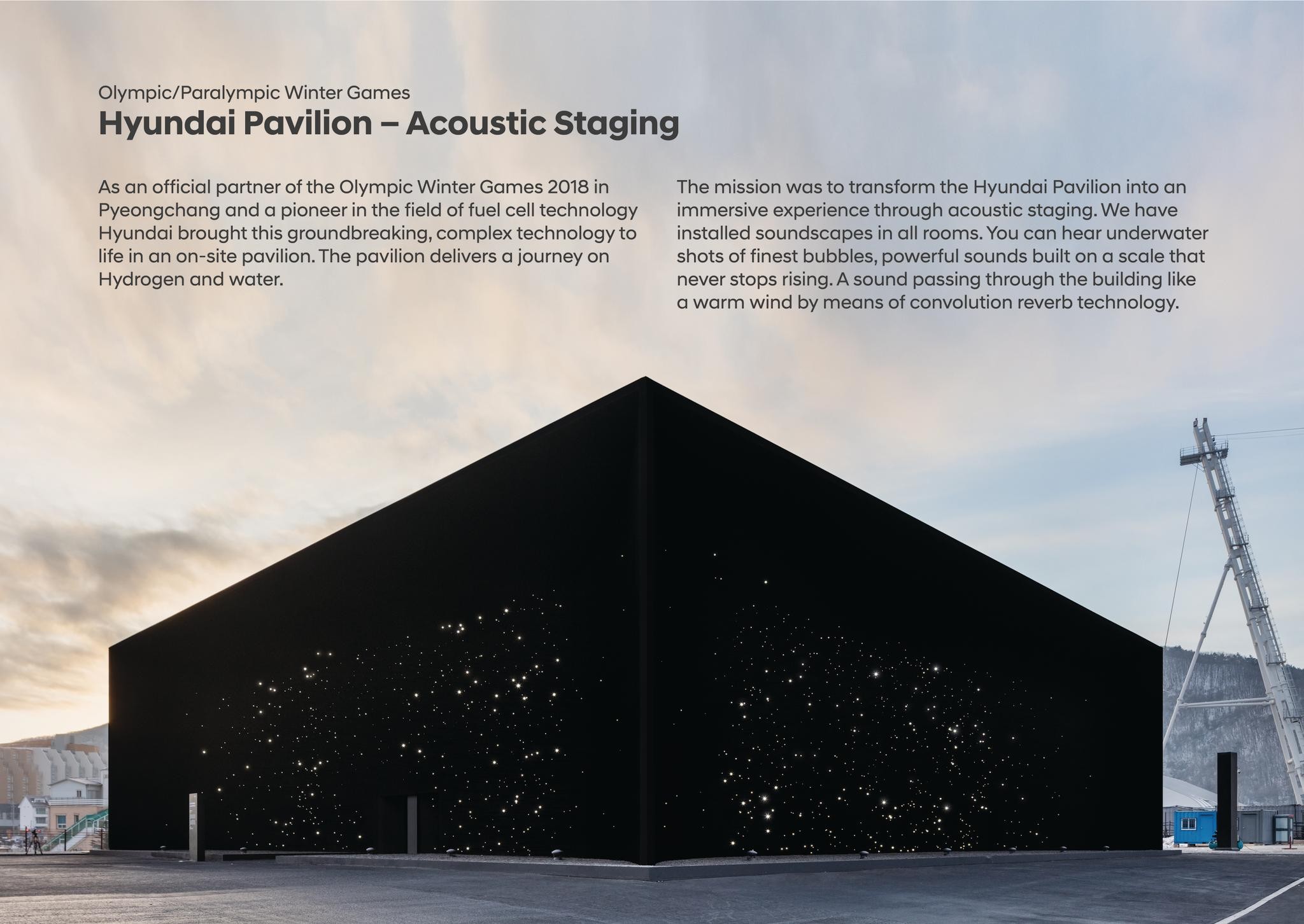 Hyundai Olympic Pavilion Sound Experience | Campaign | THE WORK