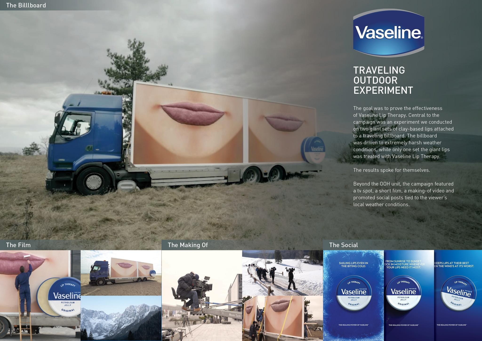 Vaseline® Traveling Outdoor Experiment