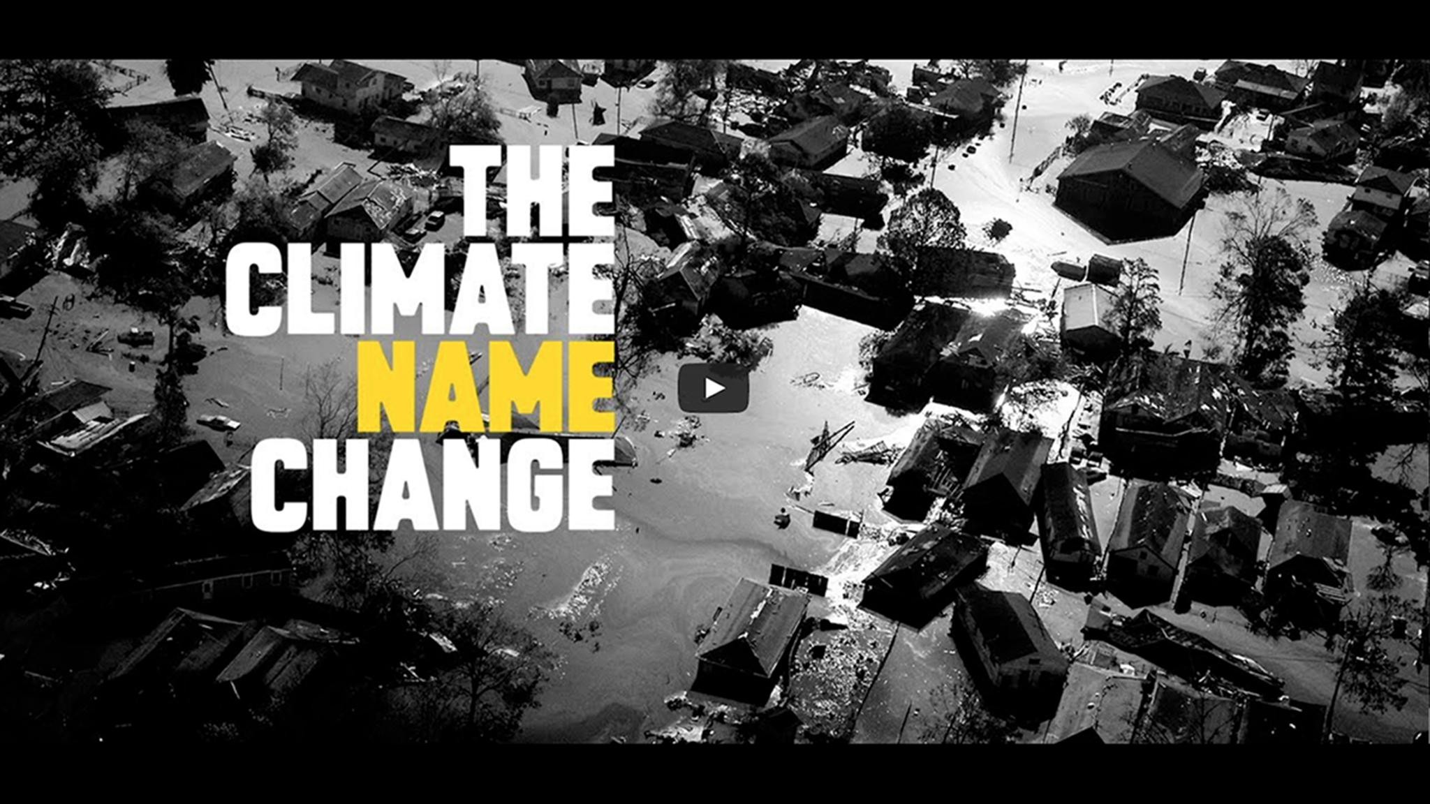 CLIMATE NAME CHANGE