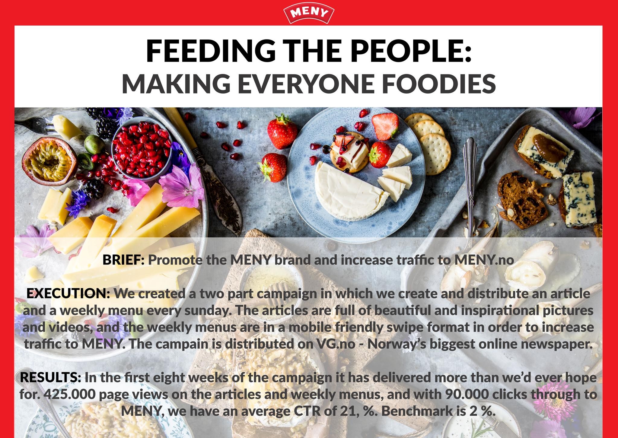 Feeding the people: Making everyone foodies