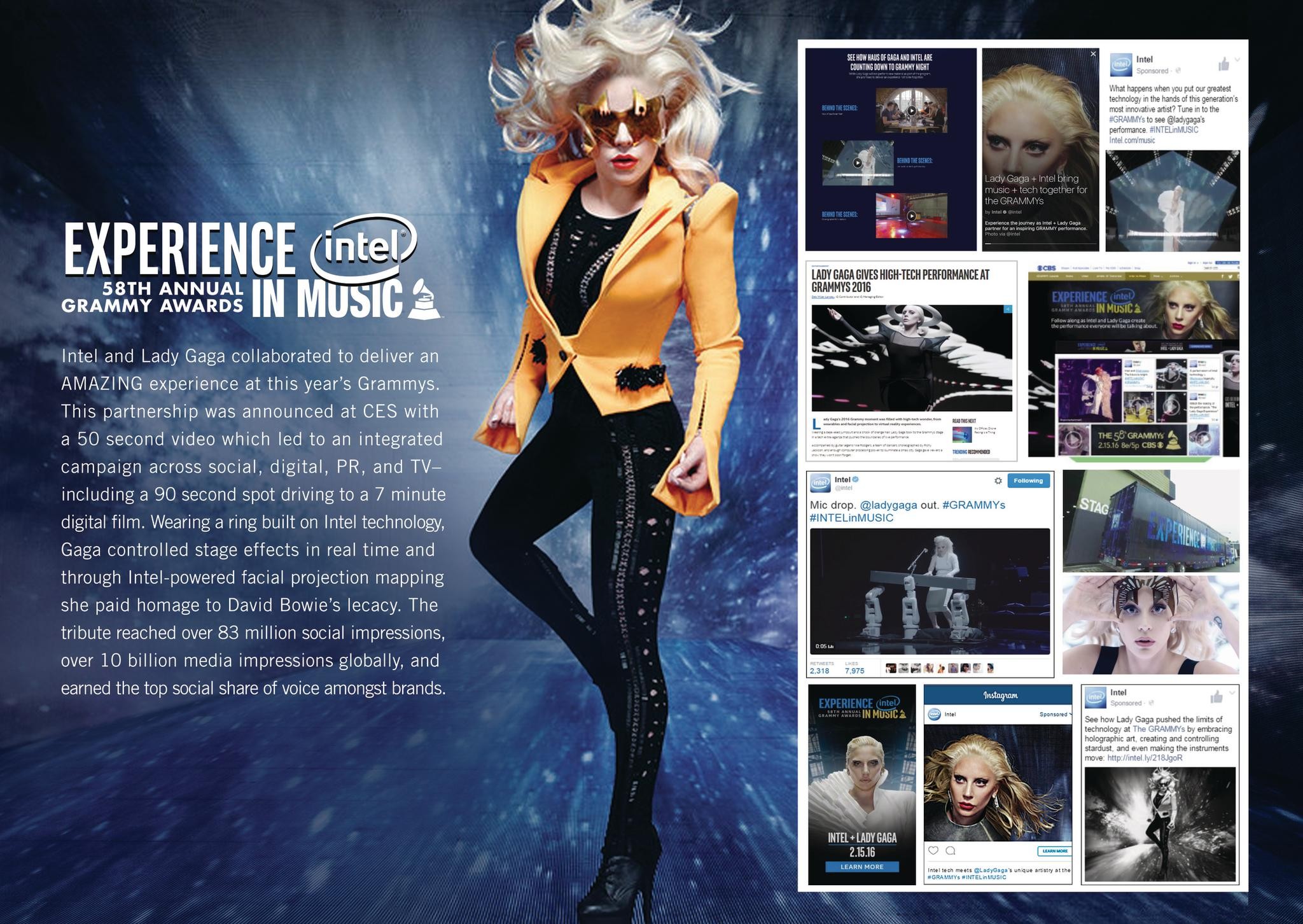 Intel and The Grammys Present “The Lady Gaga Experience”