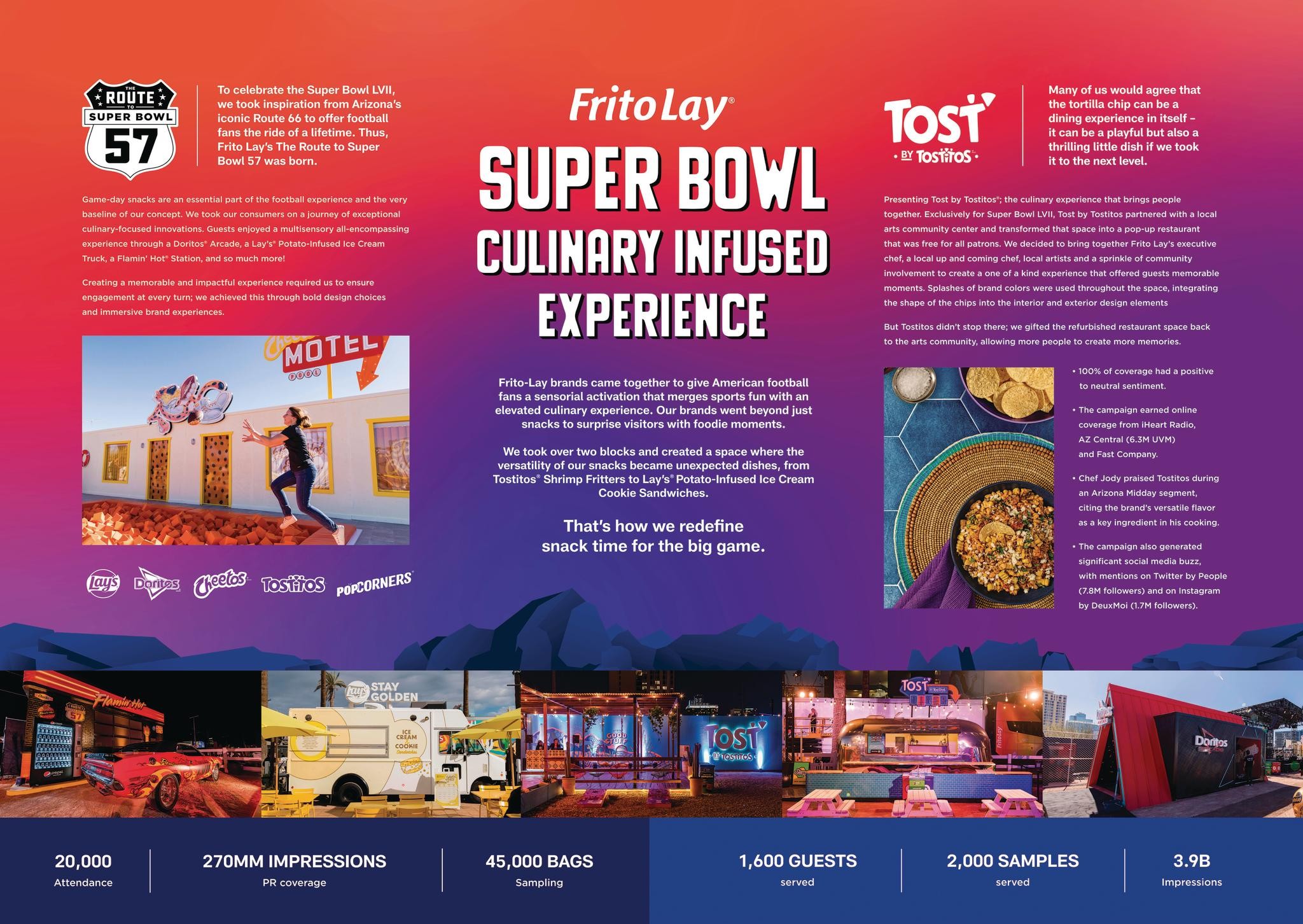 Frito-Lay Superbowl Culinary Infused Experience