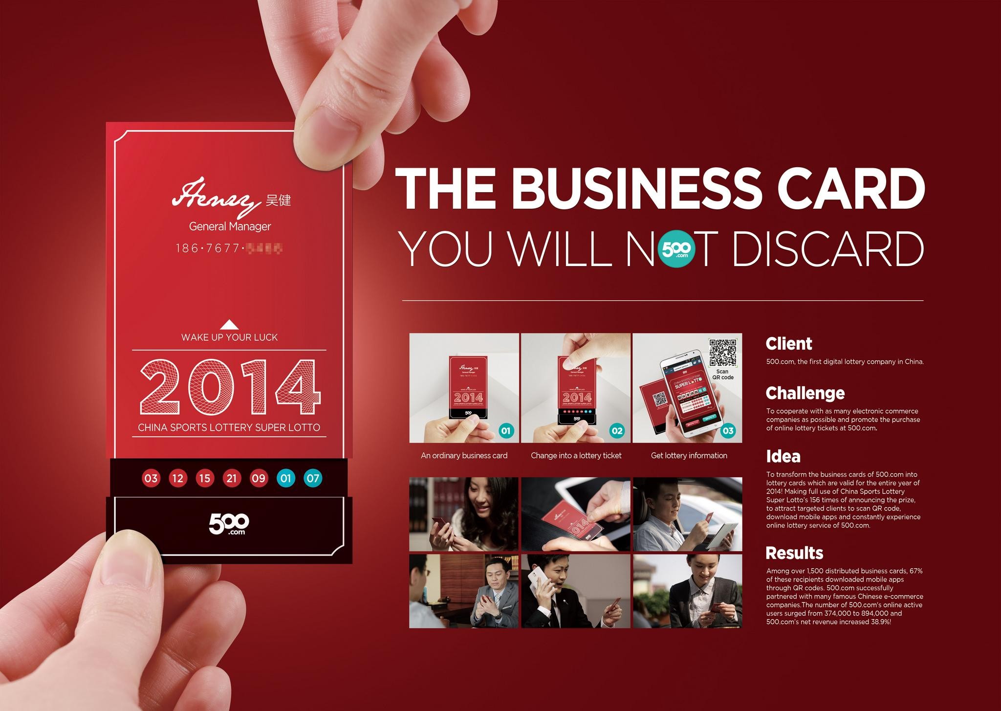 THE BUSINESS CARD YOU WILL NOT DISCARD