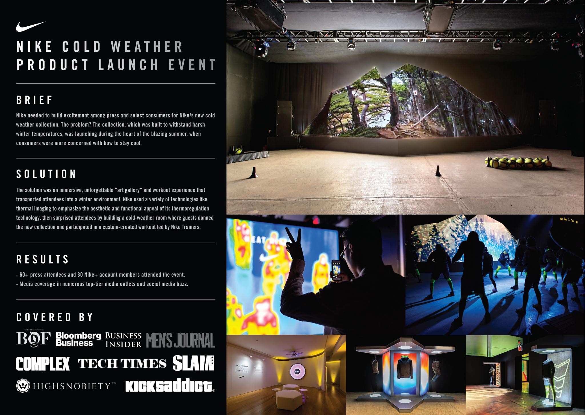 Nike Cold Weather Product Launch Event