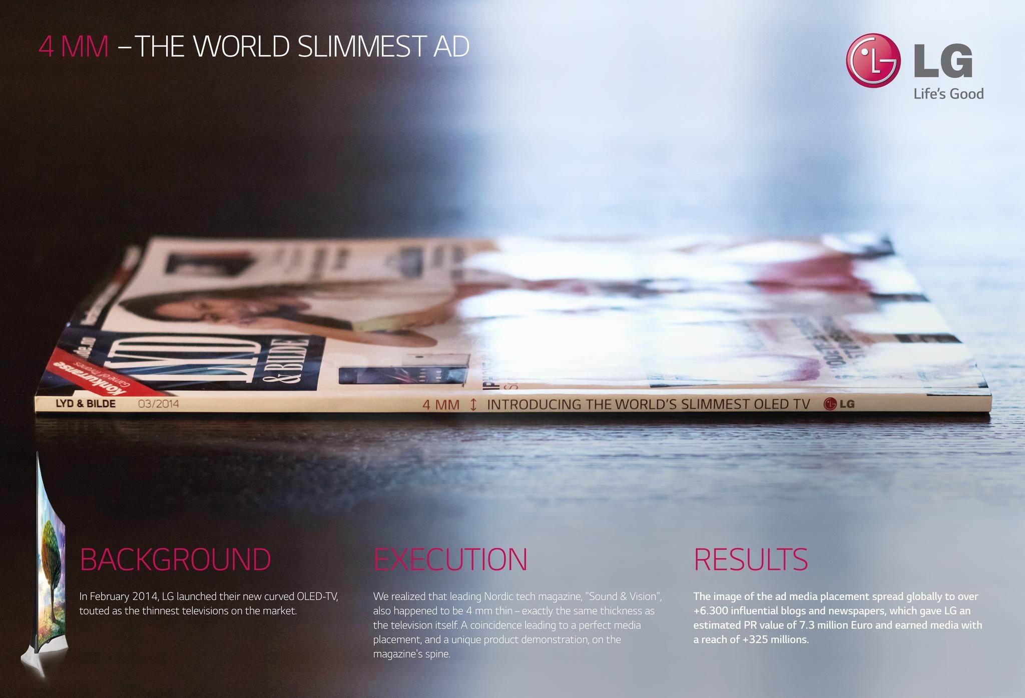 4 MM - THE WORLD'S SLIMMEST AD