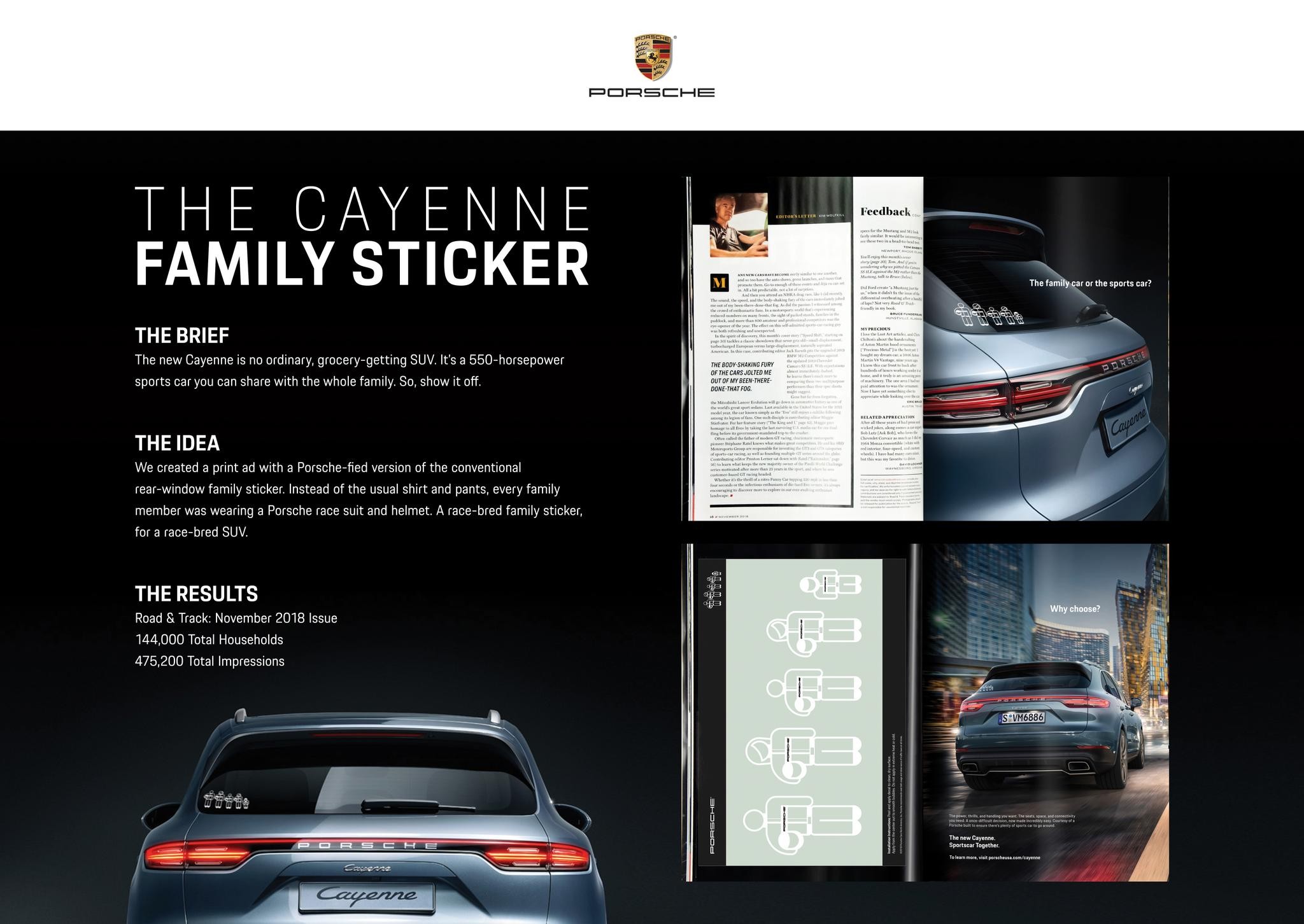 The Cayenne Family Sticker