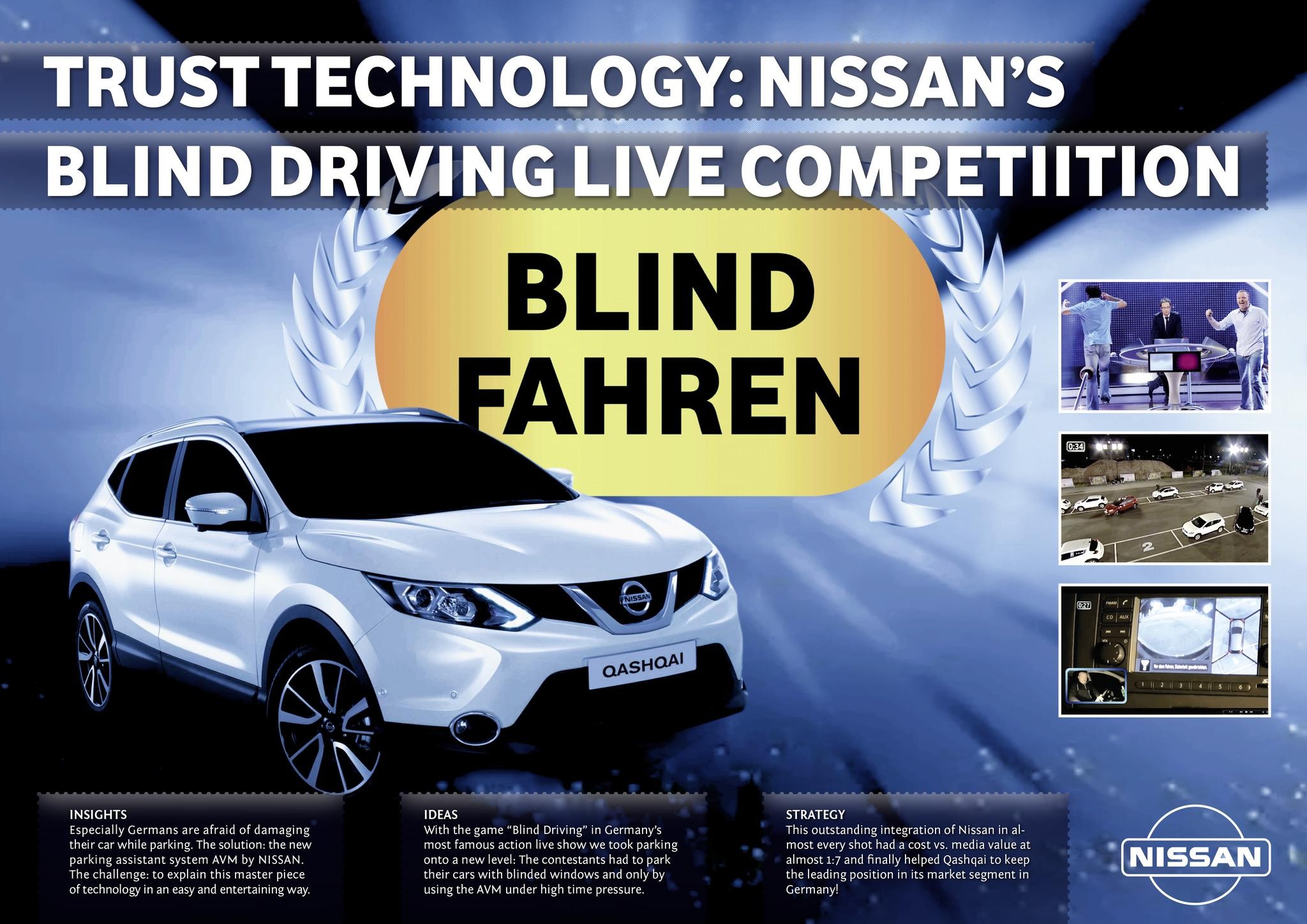 TRUST TECHNOLOGY: NISSAN'S BLIND DRIVING LIVE COMPETITION