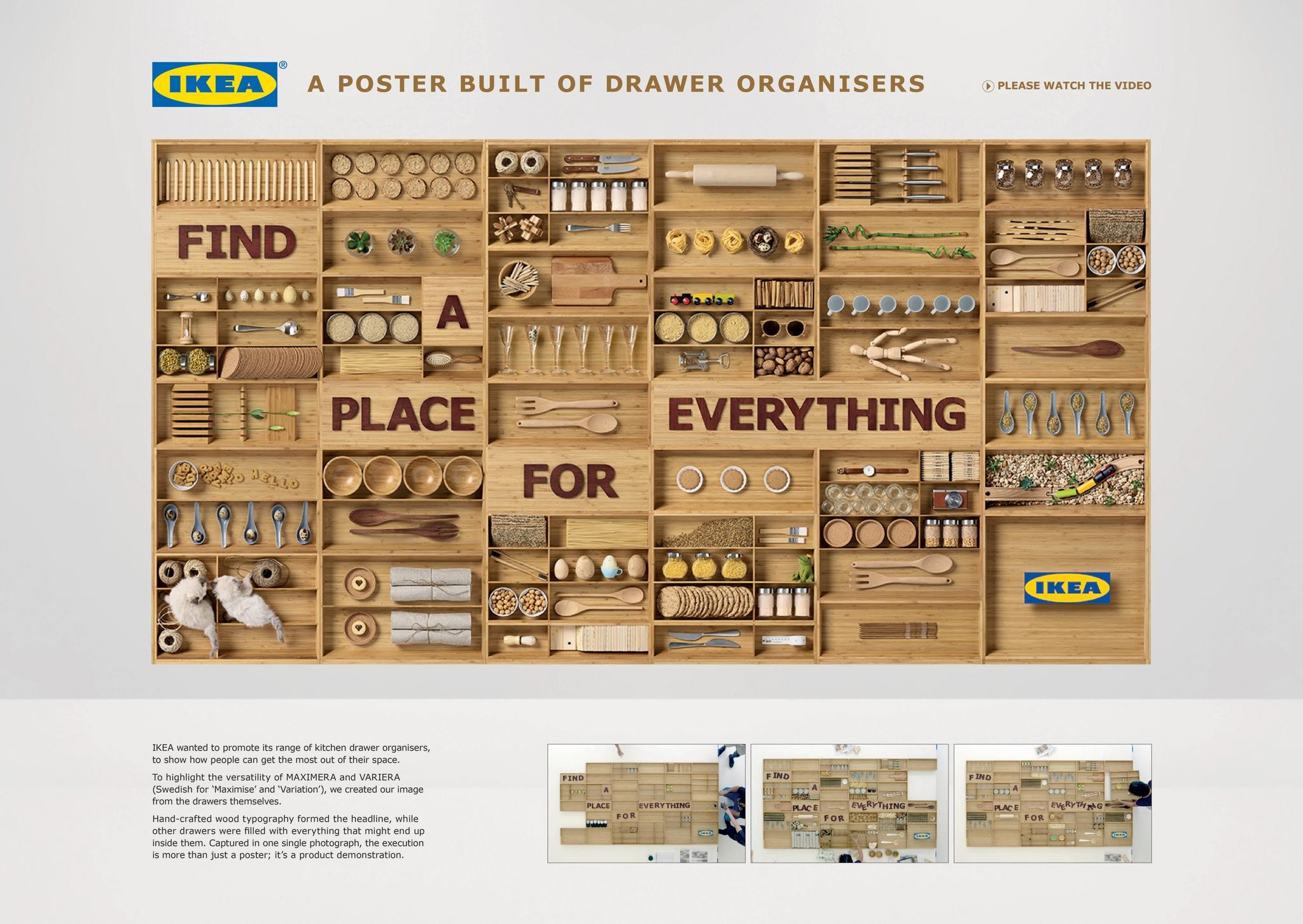 IKEA - A Poster Made of Drawers