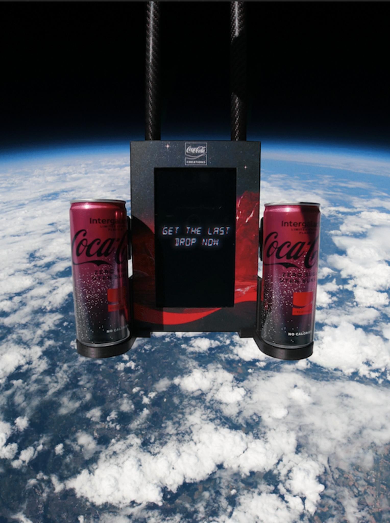 Coca-Cola - Intergalactic: " The Last Drop", the first ever influencer give-away organised from space