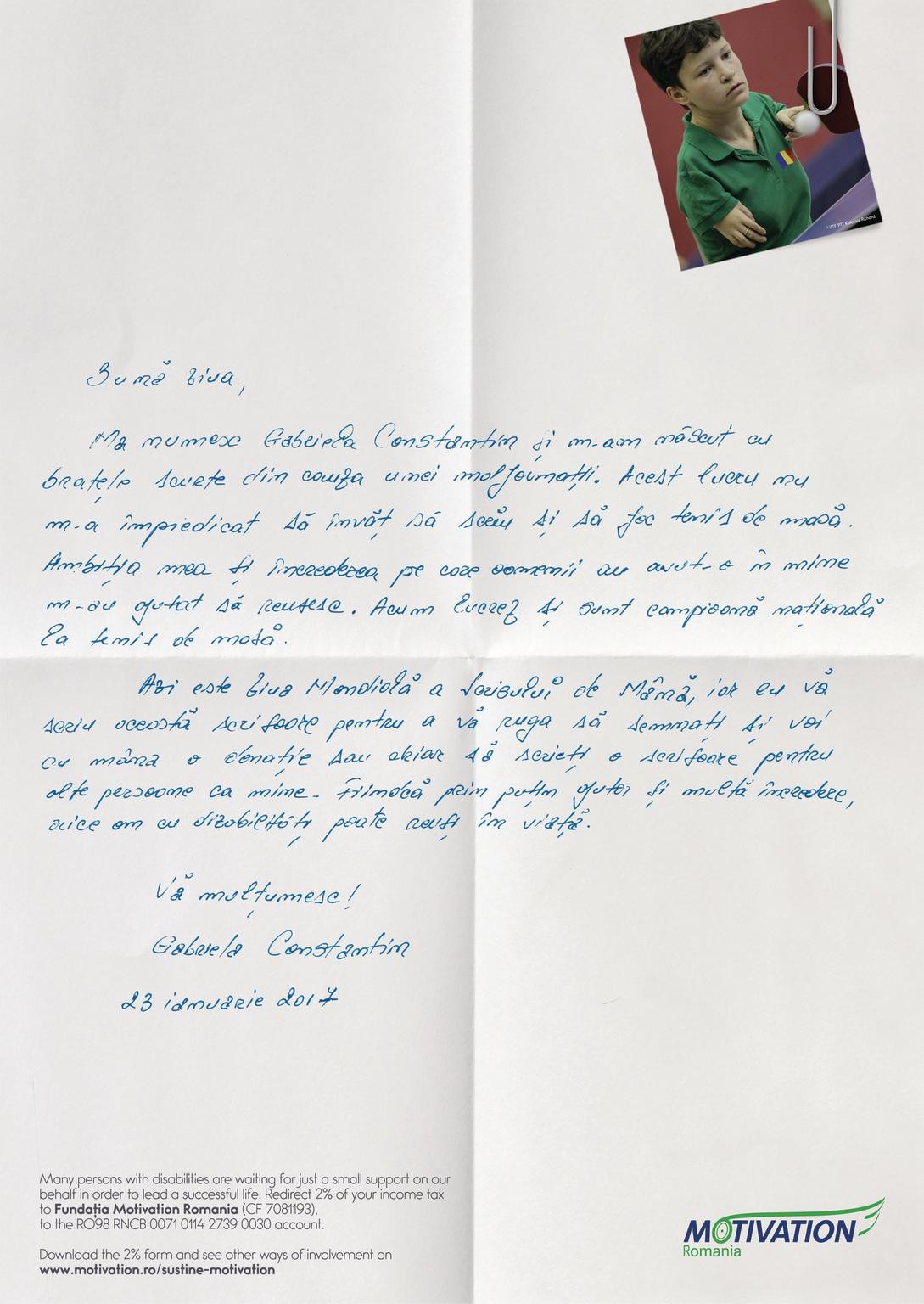 Handwriting Day Letter