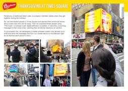 Bauducco Thanksgiving at Times Square