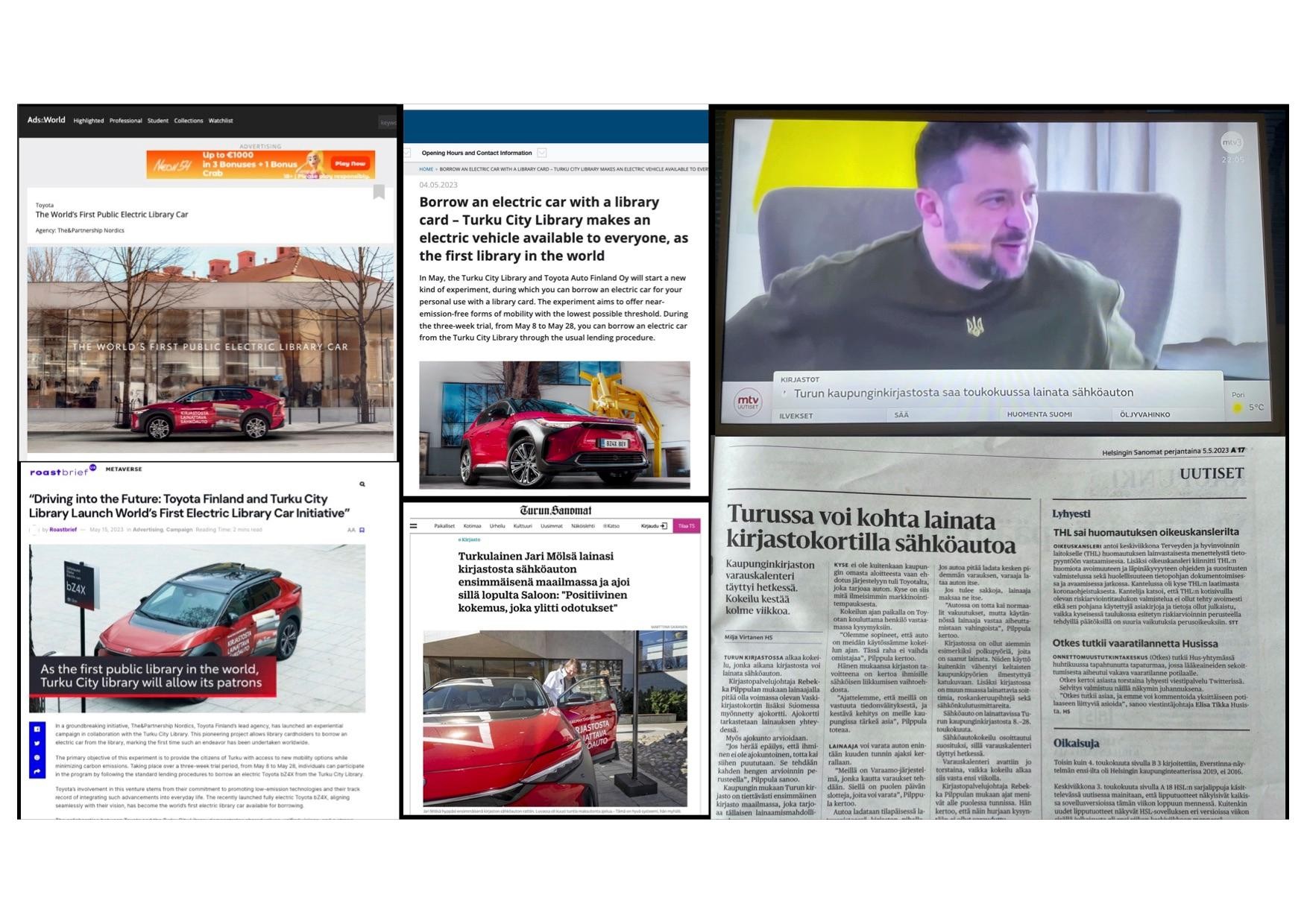 THE WORLD’S FIRST PUBLIC ELECTRIC LIBRARY CAR | Campaign | THE WORK