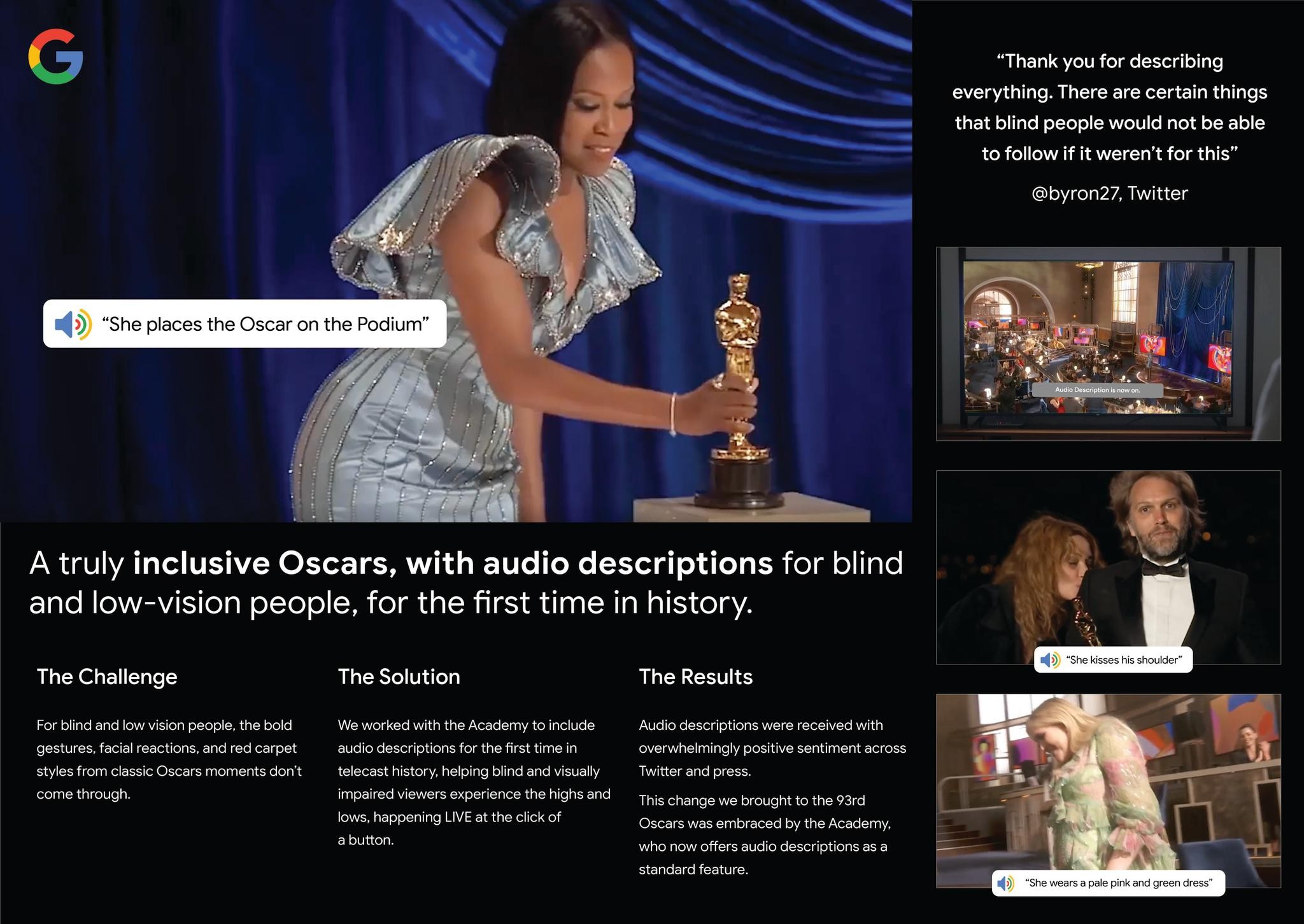  Google: Inclusive Oscars