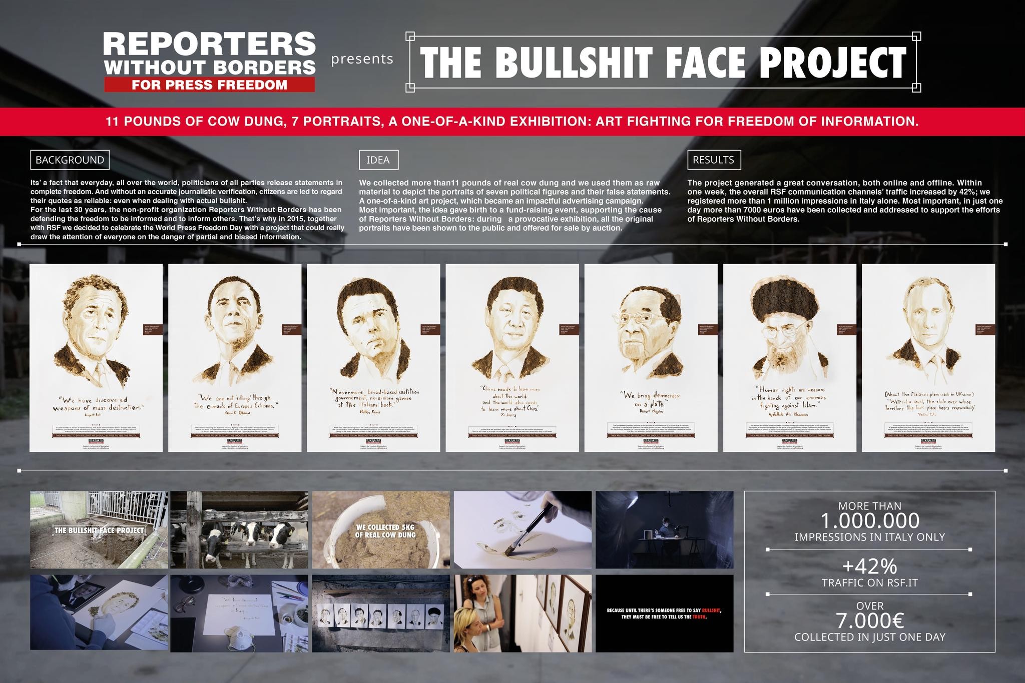The Bullshit Face Project
