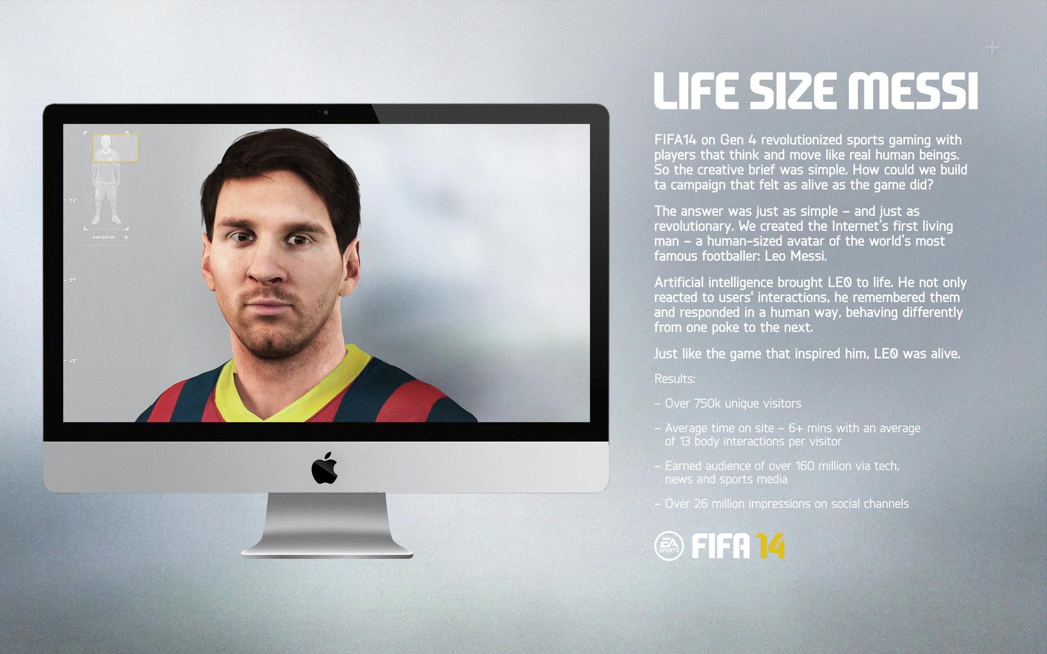 LIFE SIZE MESSI