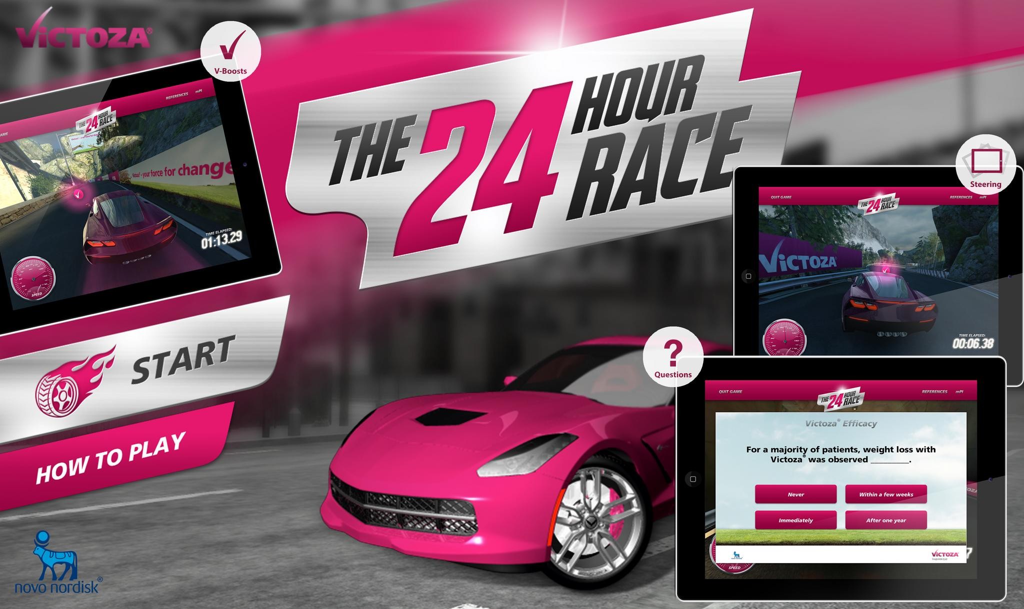 VICTOZA 24 HOUR RACING GAME