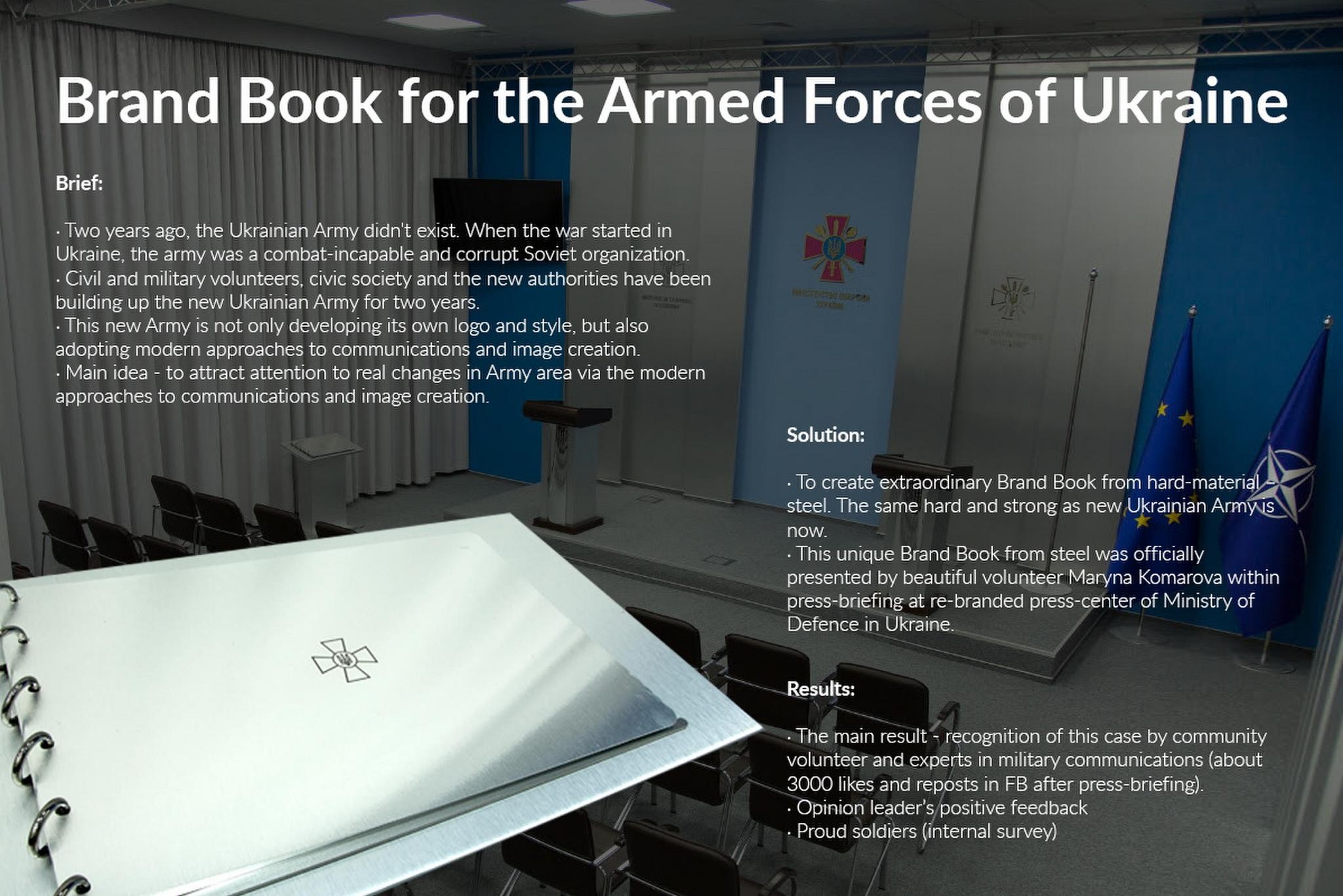 Brand Book for Ministry of Defence of Ukraine