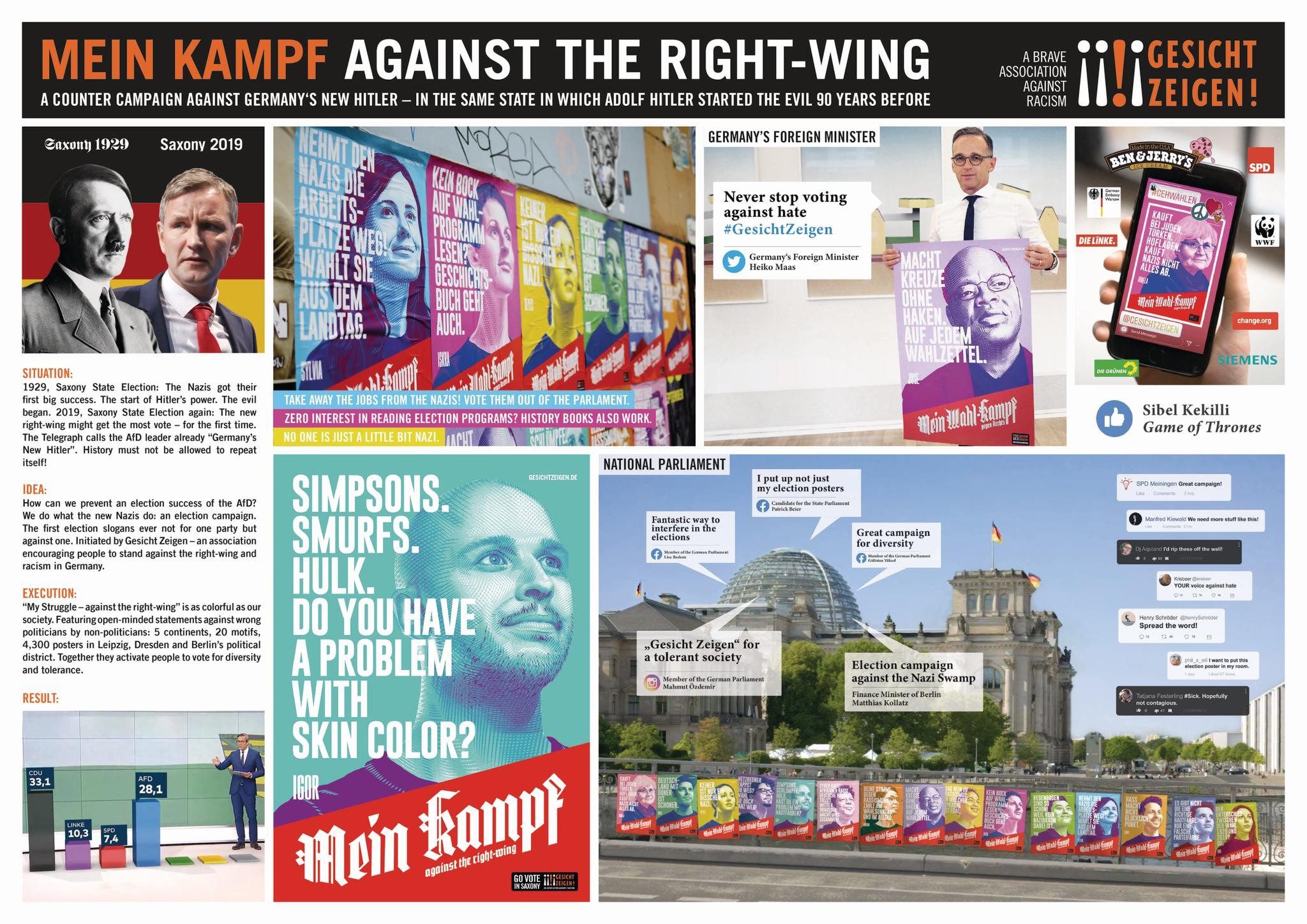 MEIN KAMPF – AGAINST THE RIGHT-WING in the German elections