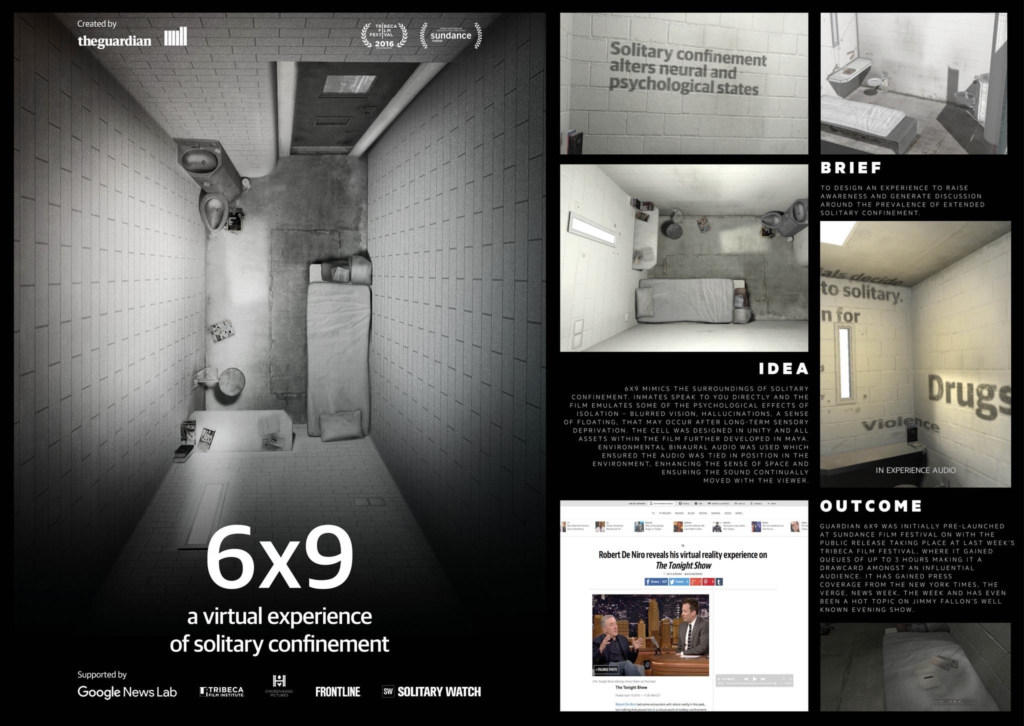 6X9 (A VIRTUAL EXPERIENCE OF SOLITARY CONFINEMENT)