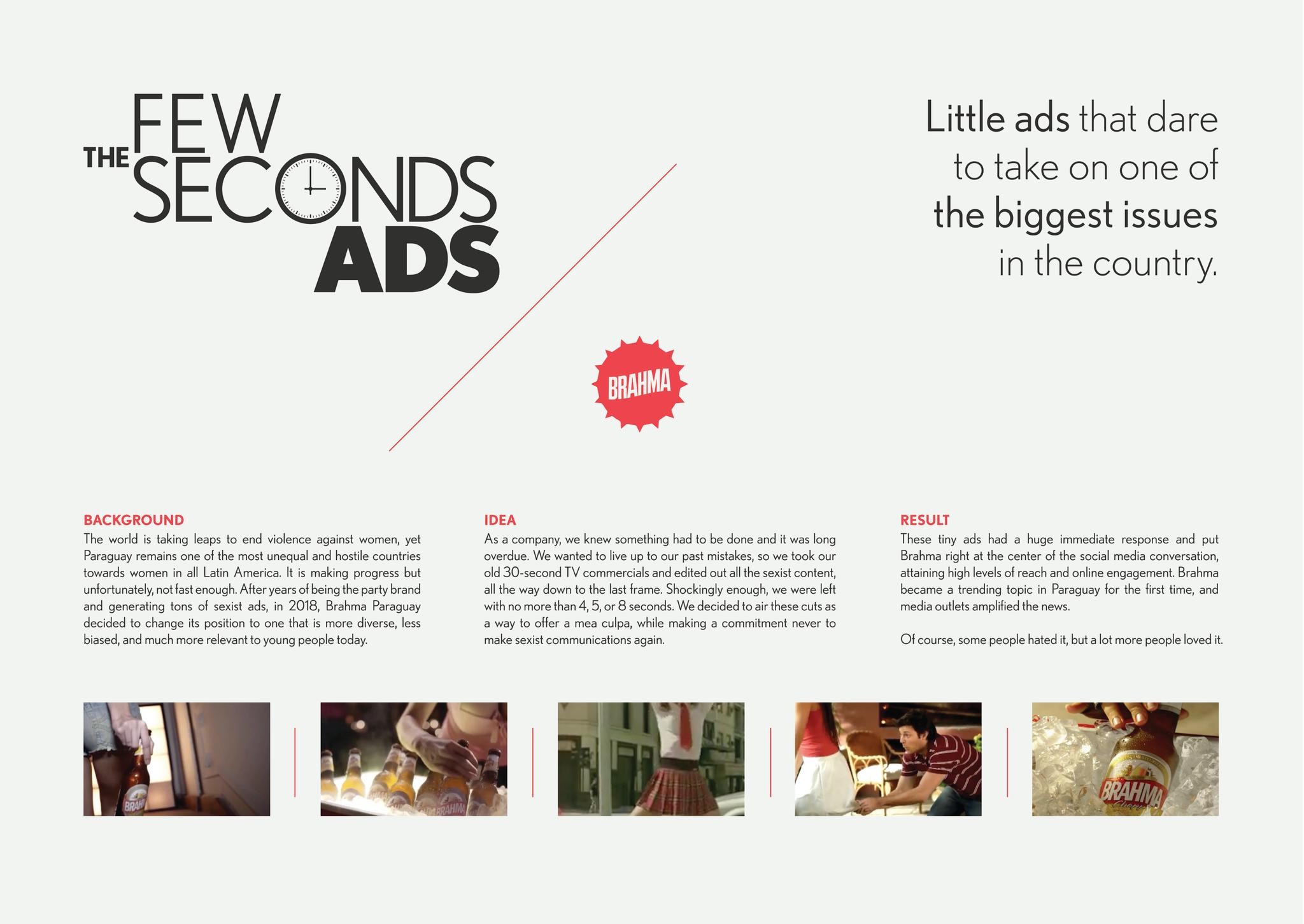 The Few Seconds Ad