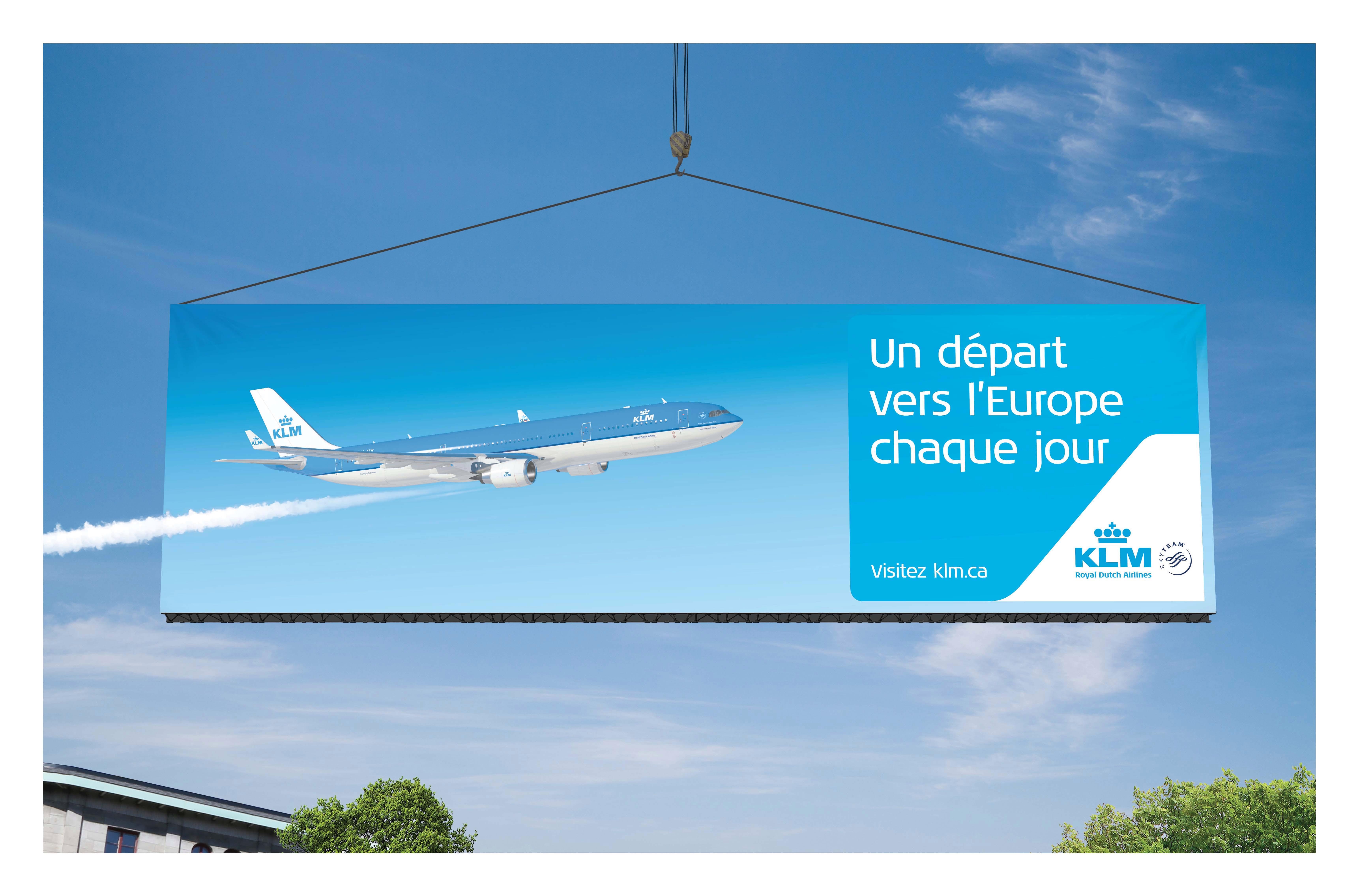 KLM FLYING BILLBOARD