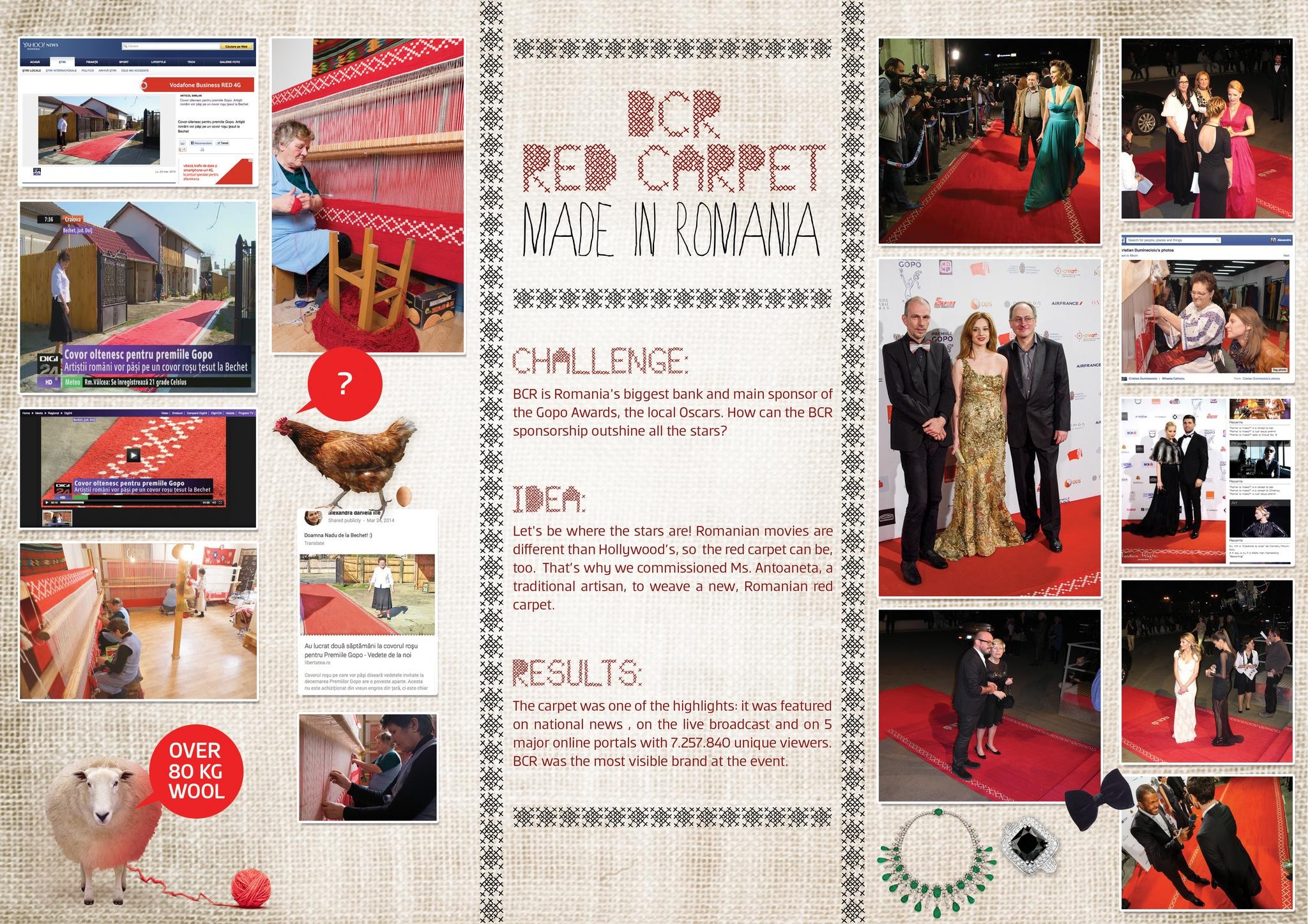 BCR RED CARPET MADE IN ROMANIA
