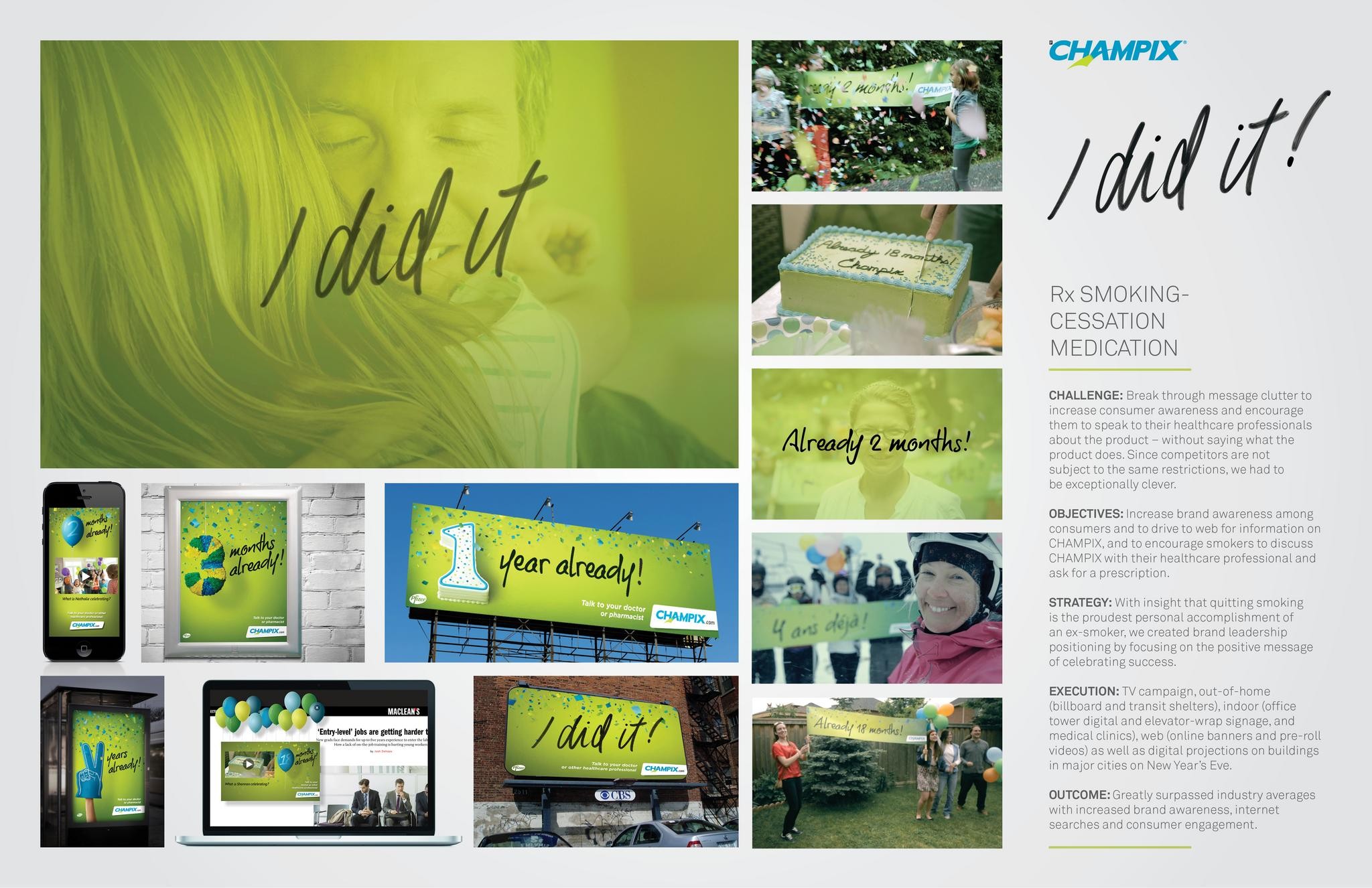 CHAMPIX - I DID IT! | Campaign | THE WORK