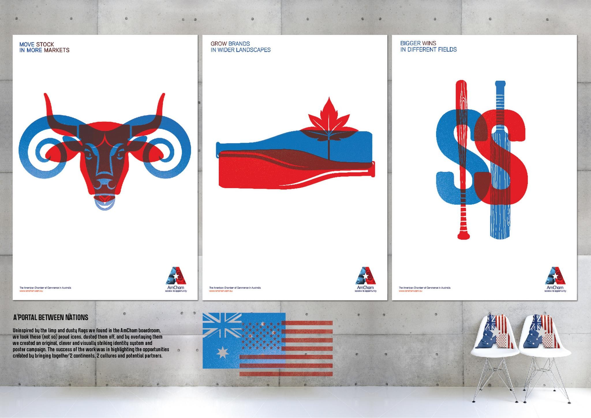 AMERICAN CHAMBER OF COMMERCE POSTERS