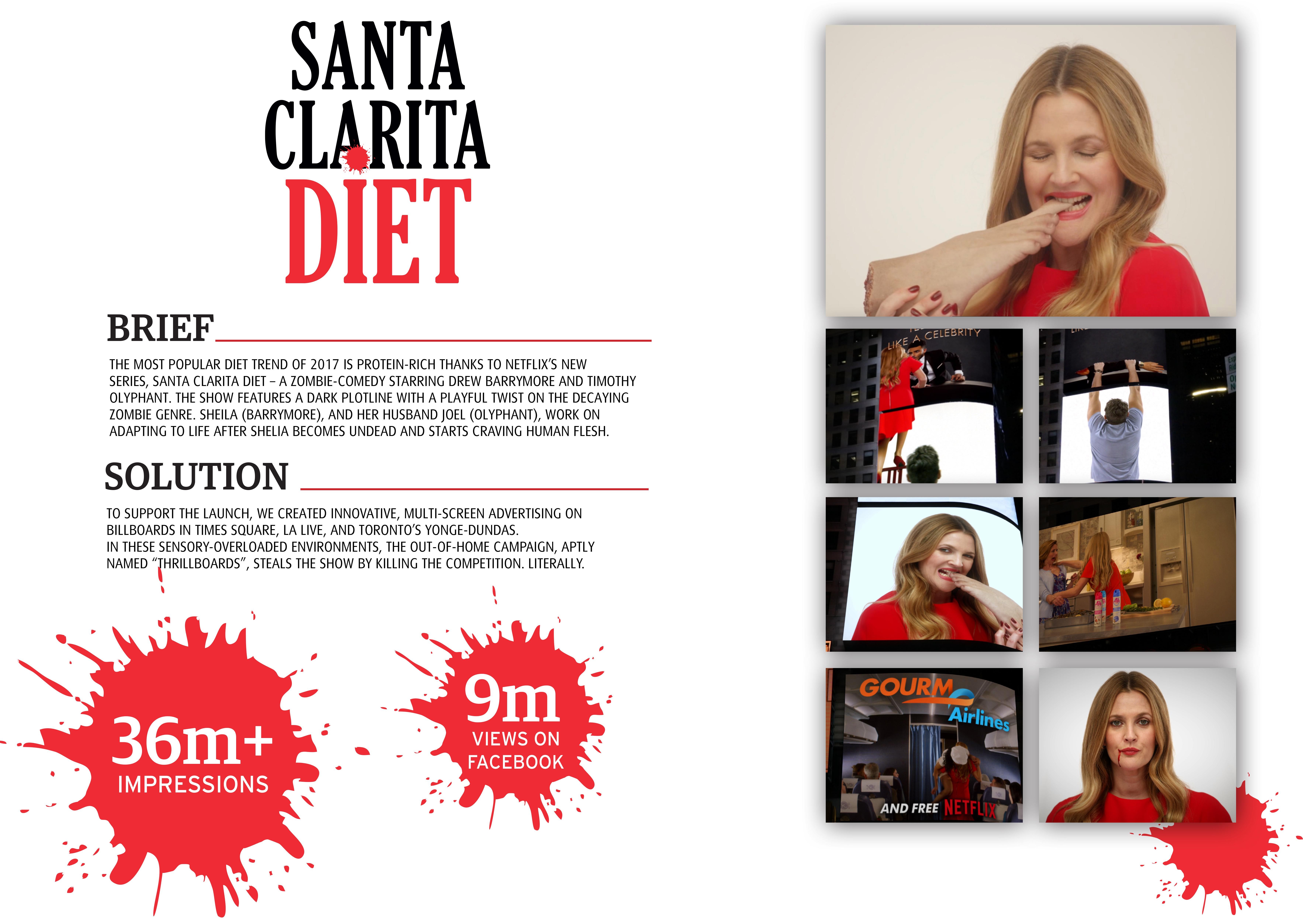 Netflix Originals: "Thrillboards" Grab Attention for "Santa Clarita Diet"