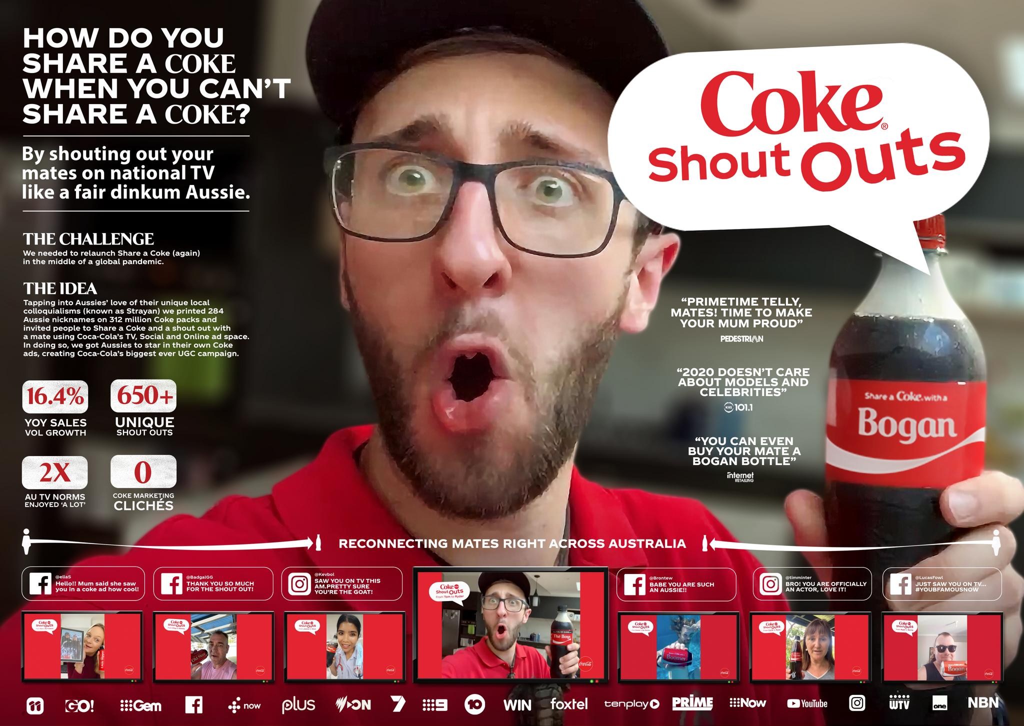 Coke Shout Outs