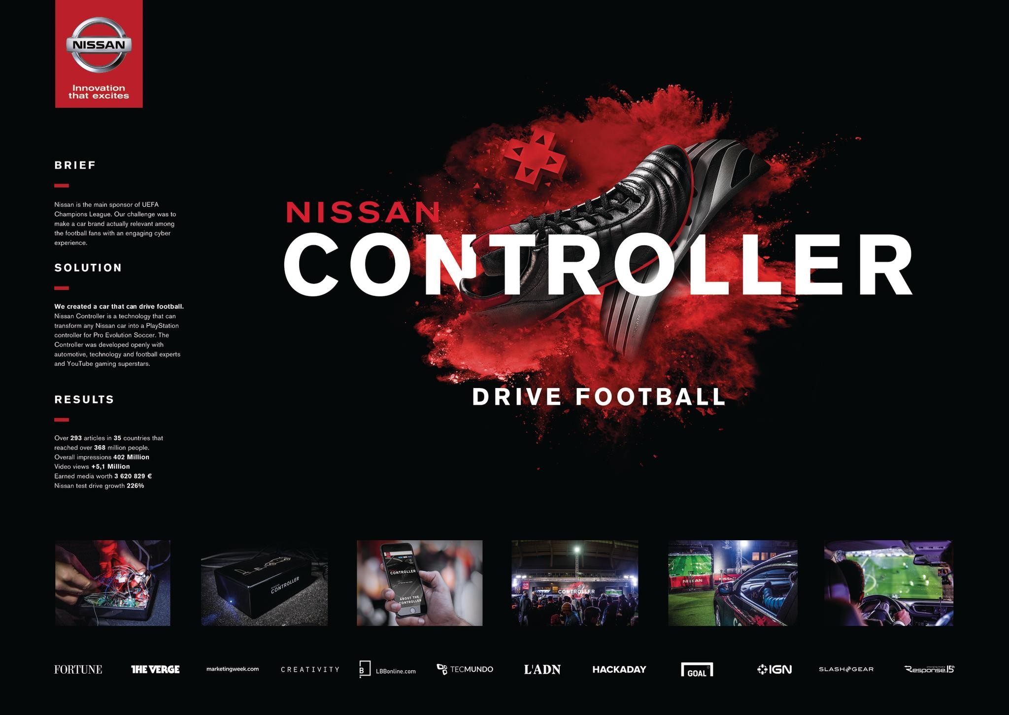 Nissan Controller - Drive Football