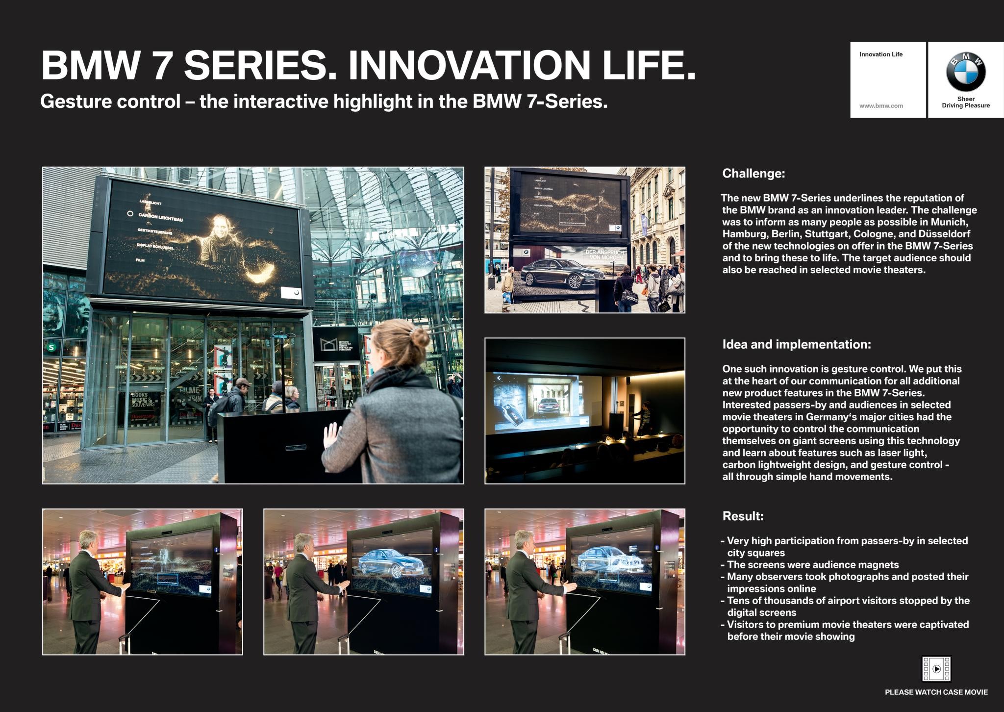 BMW 7 Series. Innovation Live.
