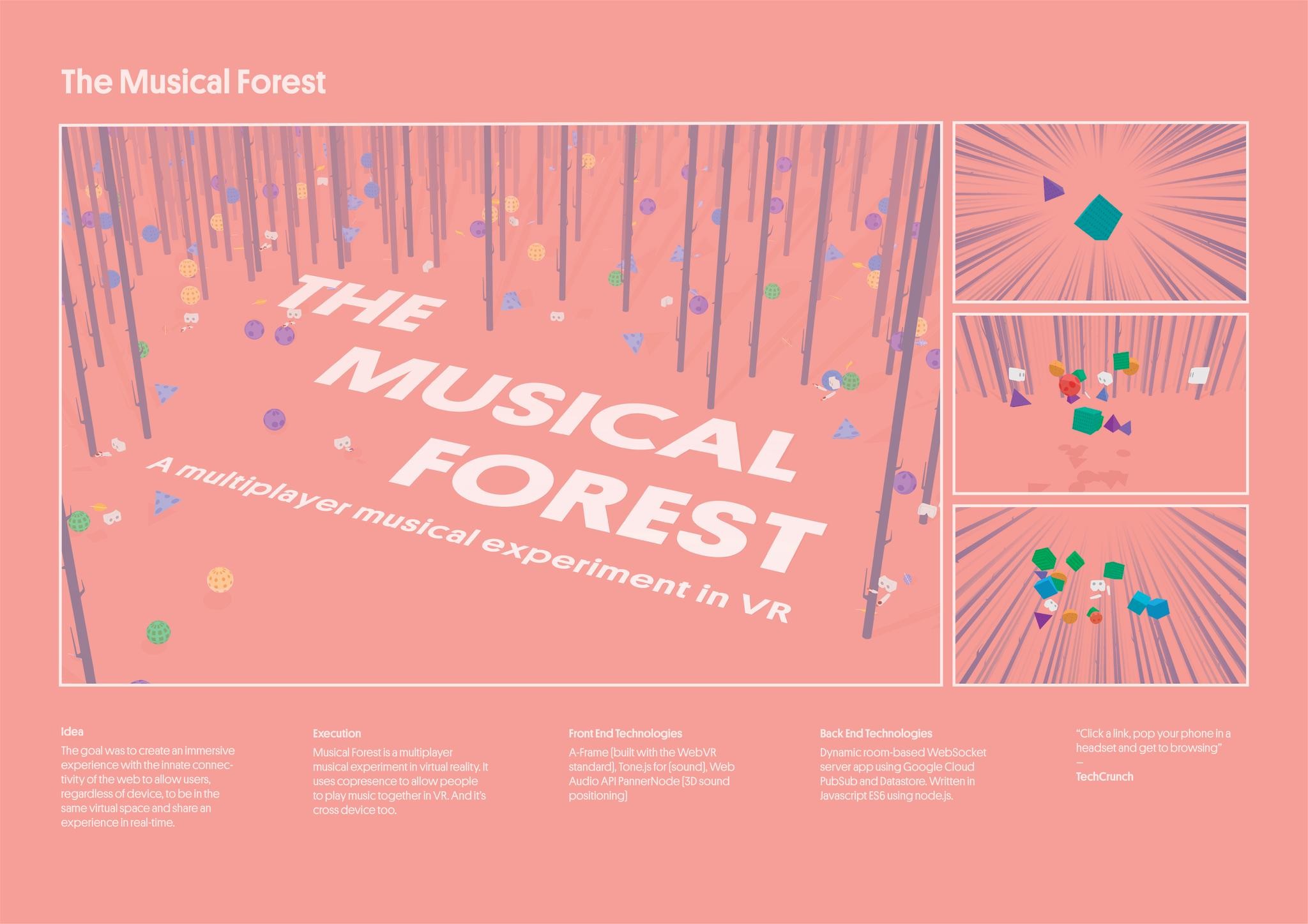 Musical Forest: A WebVR Experiment