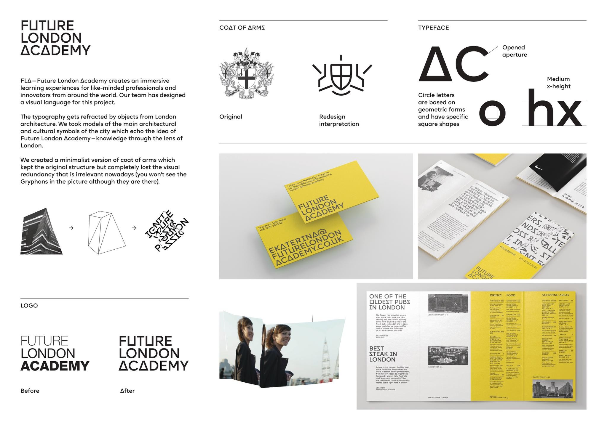 Future London Academy Rebranding Campaign The Work