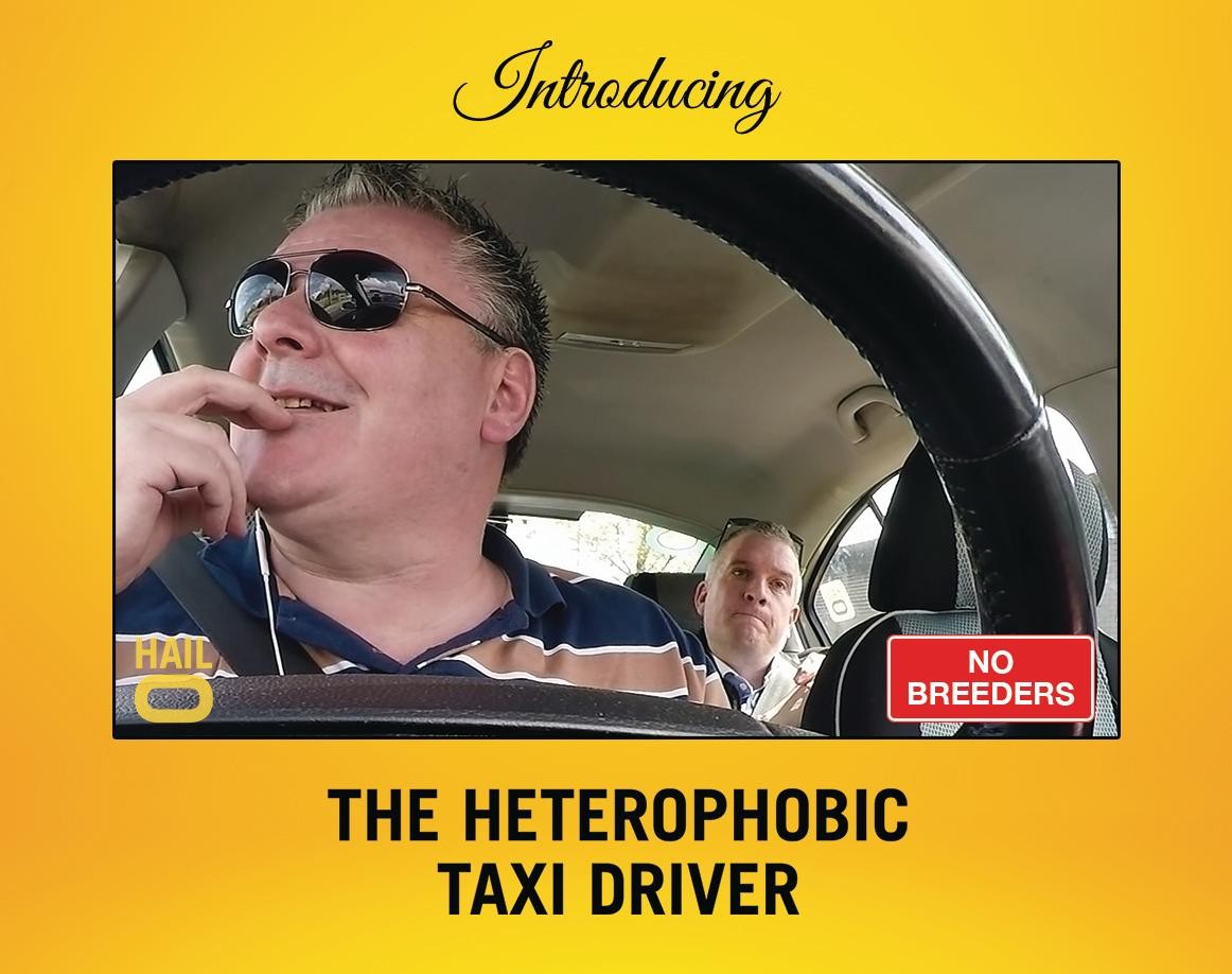 Hetrophobic Taxi Driver