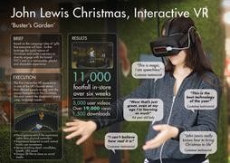 JOHN LEWIS INTERACTIVE CHRISTMAS VR EXPERIENCE 'BUSTER'S GARDEN'